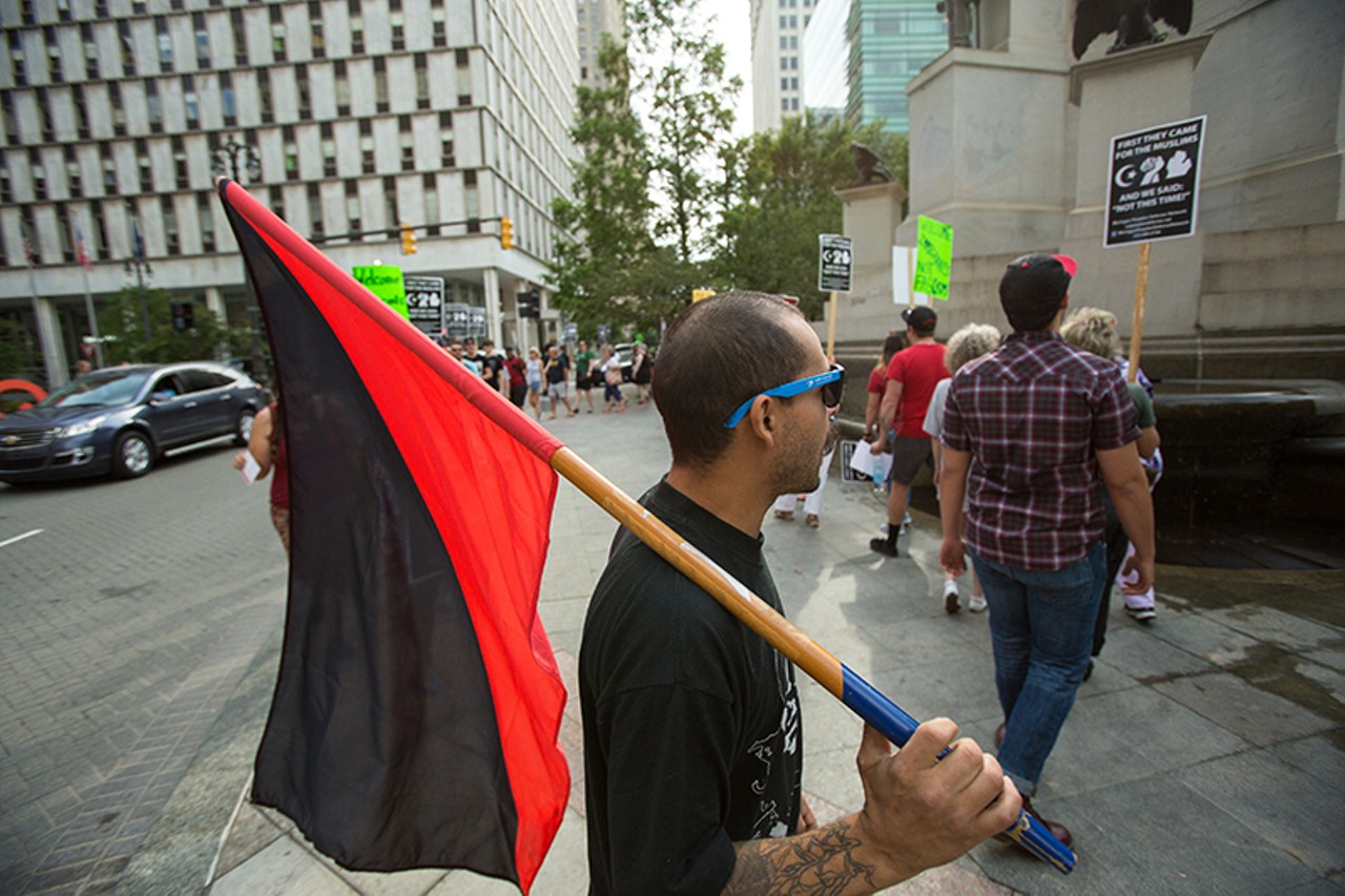 28 photos from Detroit's Charlottesville solidarity march