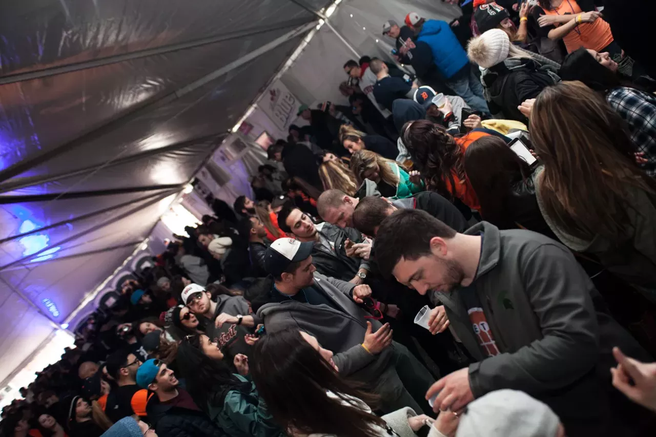 Image: 28 photos from downtown Detroit on Opening Day