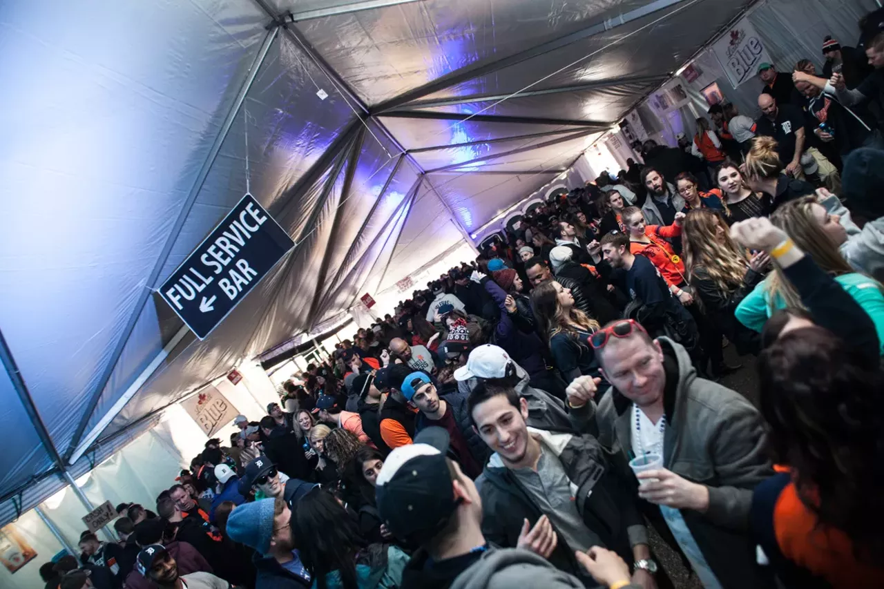 Image: 28 photos from downtown Detroit on Opening Day