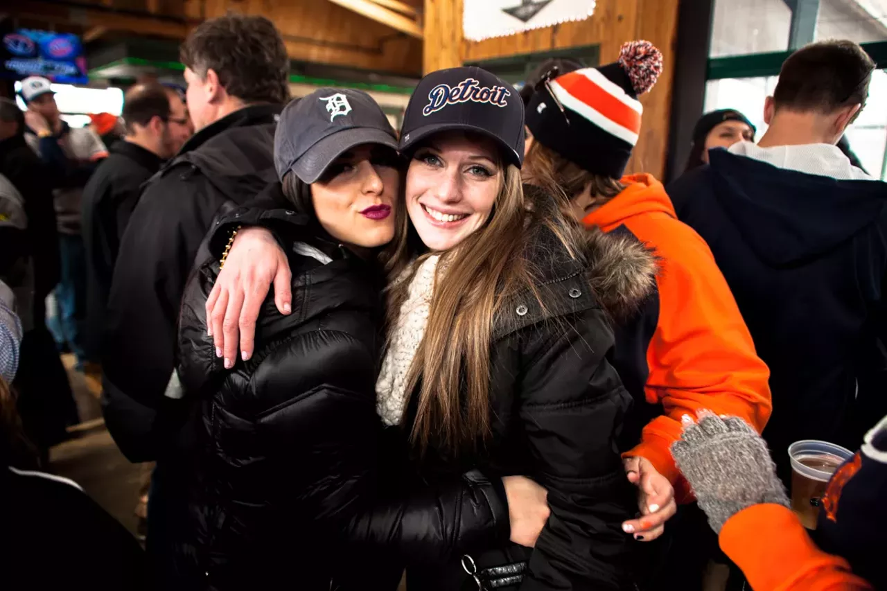 Image: 28 photos from downtown Detroit on Opening Day