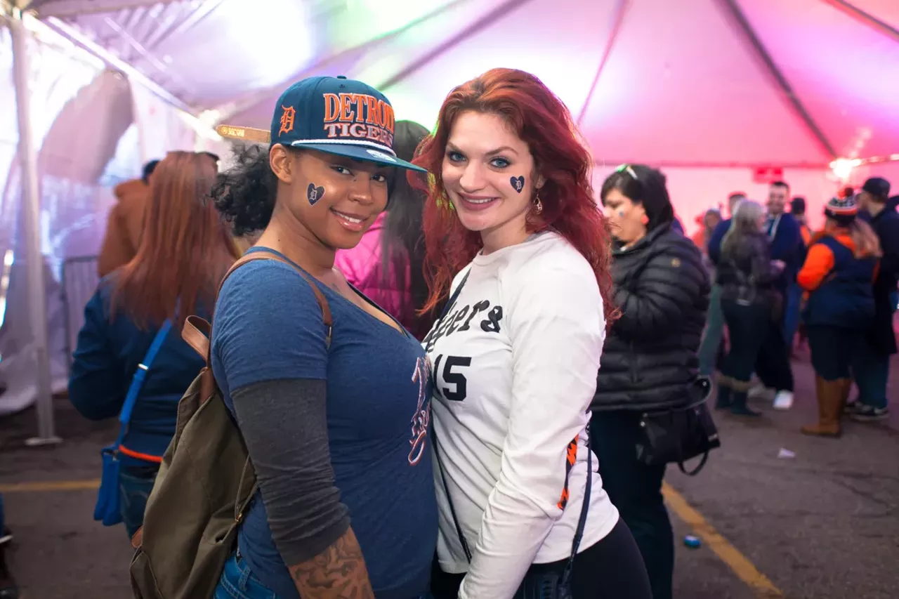 Image: 28 photos from downtown Detroit on Opening Day