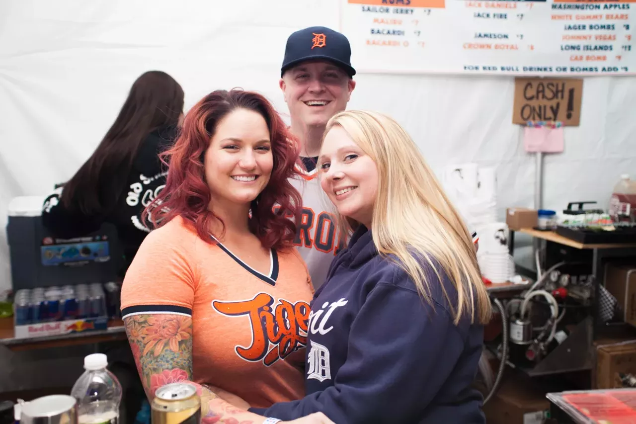 Image: 28 photos from downtown Detroit on Opening Day