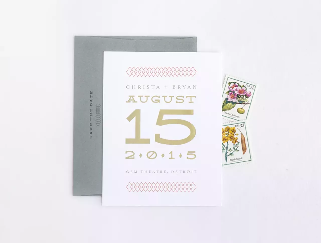 Genna Cowsert Often the first taste your guests will get of your wedding will be the Save the Date. Impress them with custom designs and quality paper. The options are truly endless and let's be honest, could you make this?