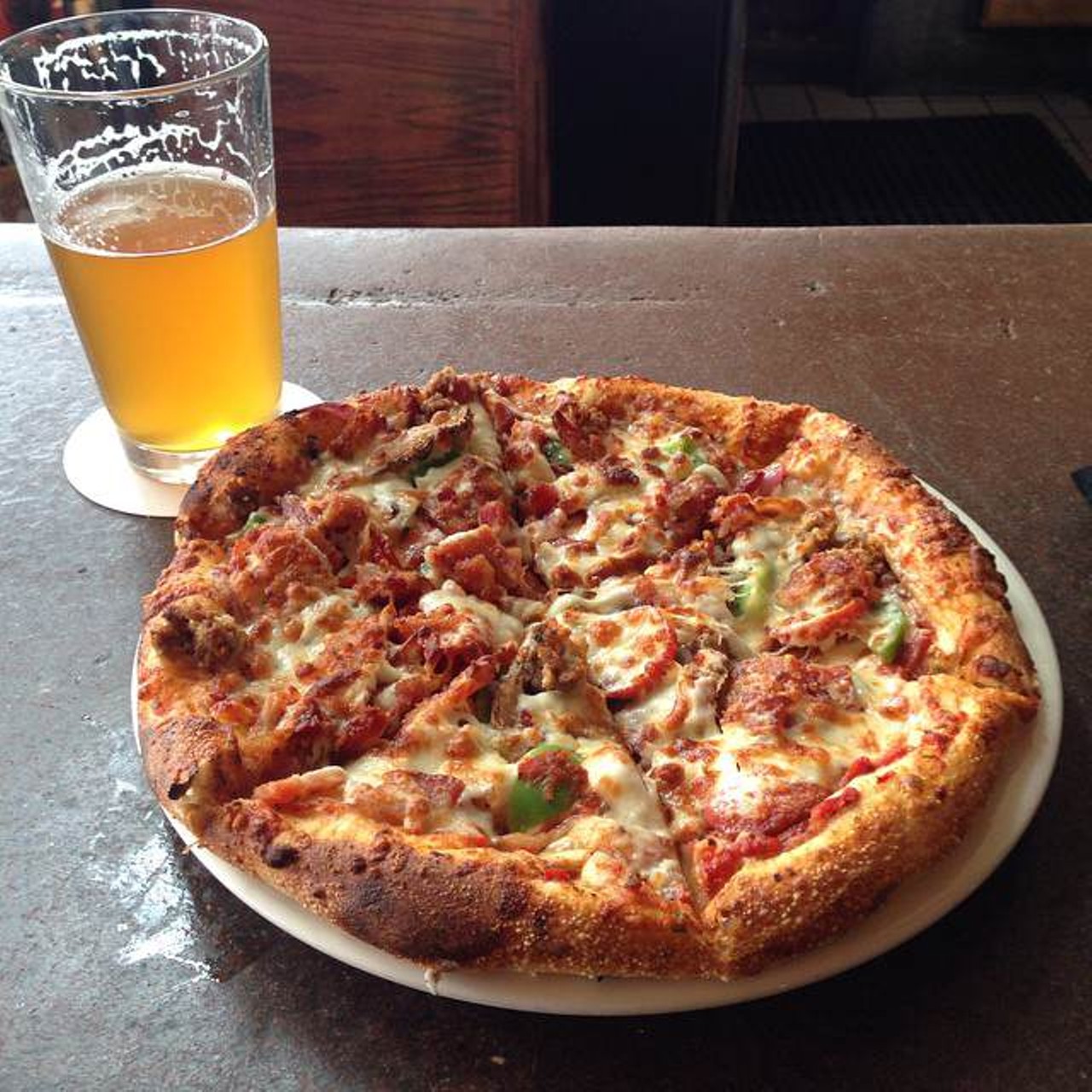 Motor City Brewing Works - Have a Michigan-brewed beer along with a piping hot, brick-oven baked pizza. Photo via Matt Zurbrick, Instagram