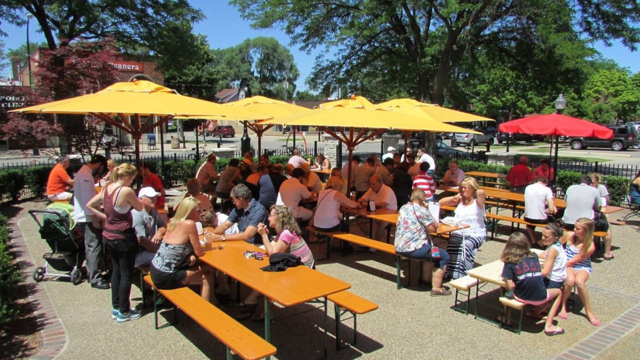 Atwater in the Park
This outdoor patio is kid- and adult-friendly, with picnic tables and large umbrellas. Enjoy a beer and one of their very unique sandwiches. 
1175 Lakepointe St., Grosse Pointe Park
313-344-5104
Photo courtesy of Atwater at the Park