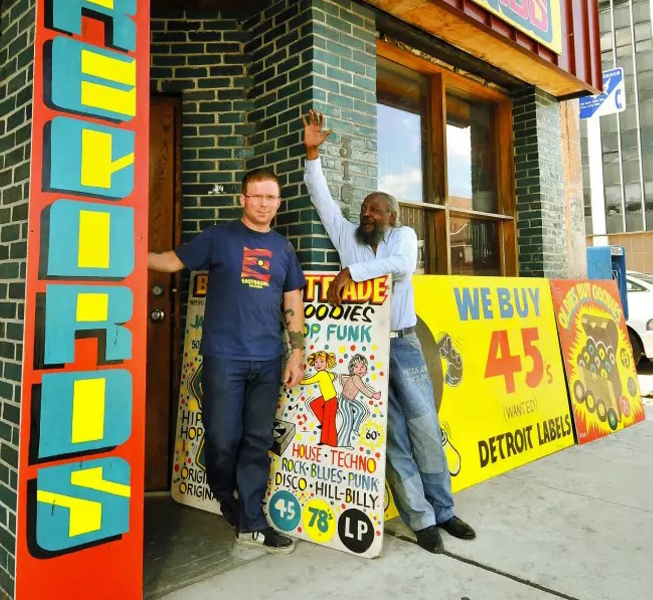 Peoples Records 1464 Gratiot Ave., Detroit; 313-399-2981; peoplesdetroit.com This vinyl-only shop located inside the Trinosophes art space largely sells used records, with an emphasis on jazz, R&B, and gospel, though they do stock some new Detroit techno and house. Photo via Peoples Records / Facebook