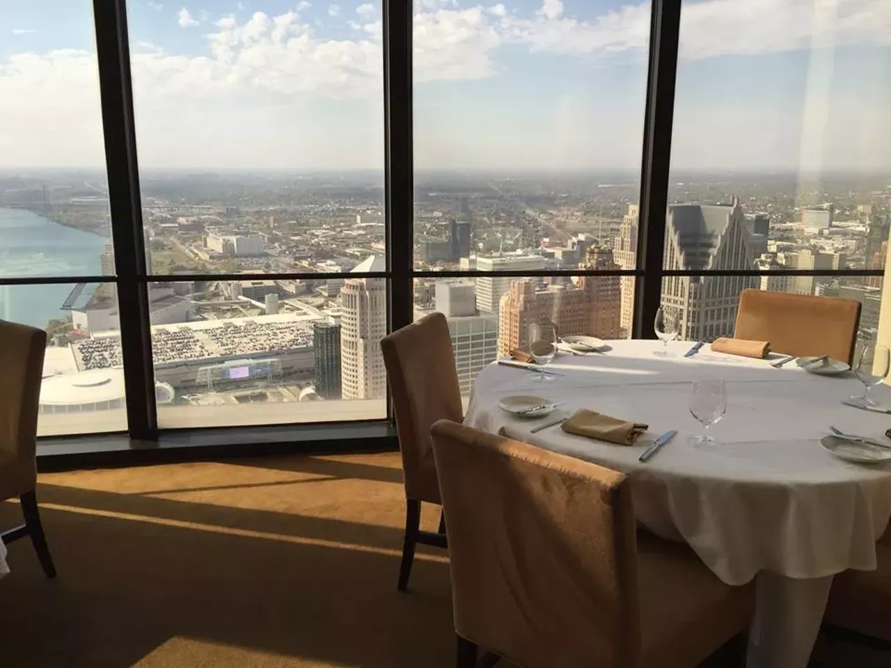 Coach Insignia The fancy restaurant at the top of the Renaissance Center closed in 2017. But a new restaurant run by a James Beard-award winning chef will open in its place. Photo via Facebook