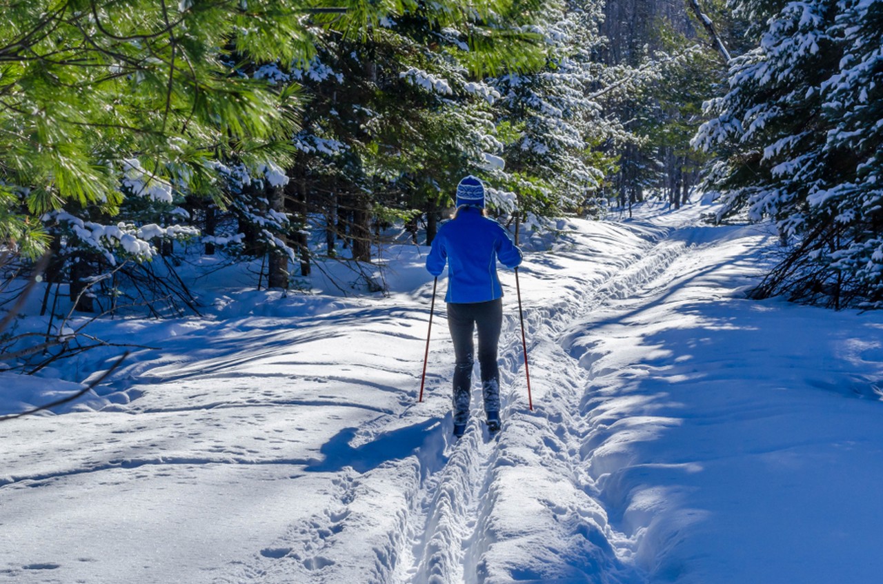 Cross-country skiing in the U.P.
Some of the best cross-country ski trails in the nation are in the Upper Peninsula, where you’ll never worry about a lack of snow in the winter. The well-groomed trails wind through beautiful, serene landscapes. With trails for beginners to experts, there’s a fun snowscape for everyone. Some wind past century-old lighthouses, waterfalls, and Great Lakes beaches. —Steve Neavling