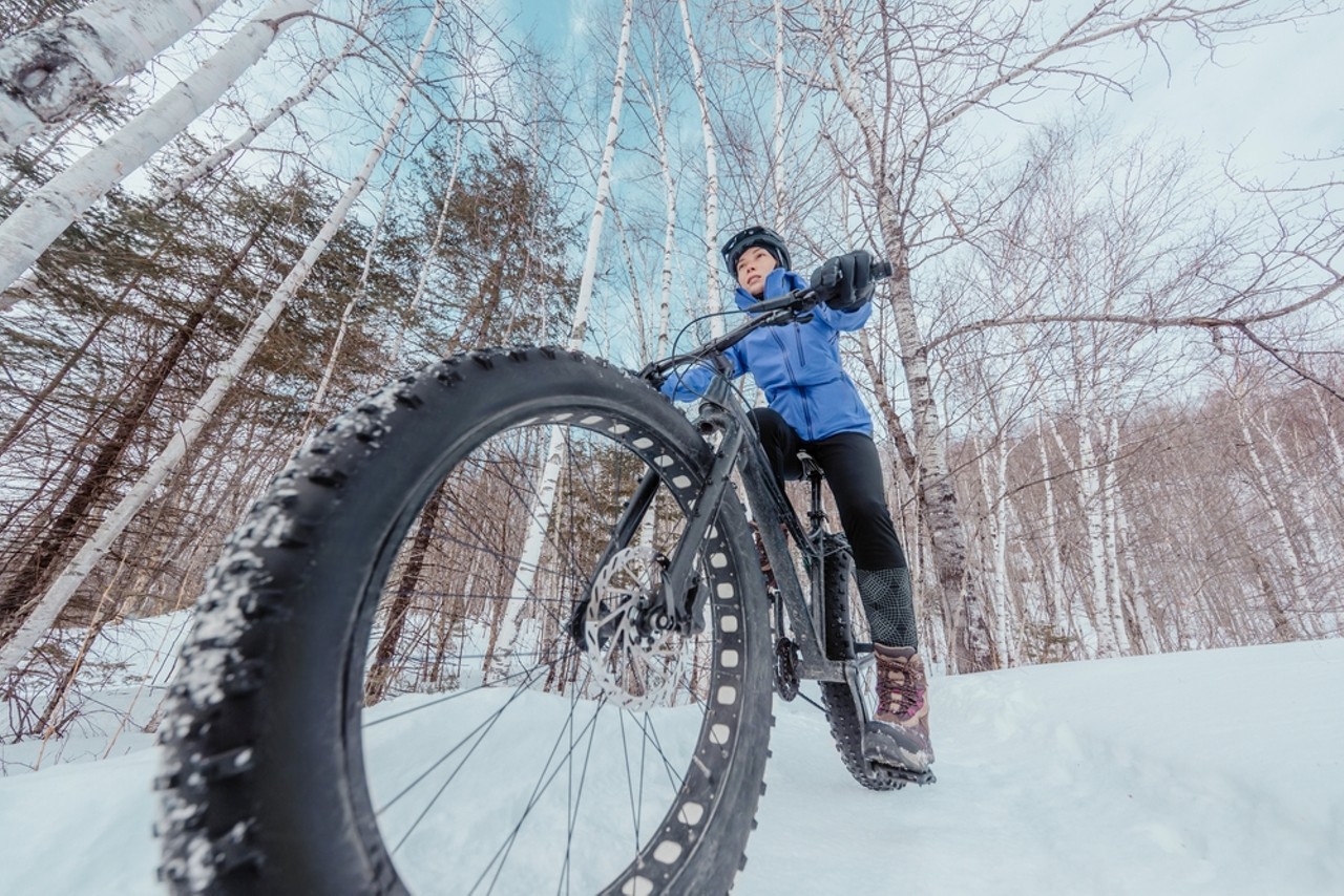 Go fat tire biking
Pioneered in Alaska decades ago, fat tire biking, or snow biking, has caught on in Michigan in recent years. A fat tire bike’s four-inch tires can grip the snow, offering an opportunity for a winter workout. The trend really took off in Marquette in the Upper Peninsula, where many shops offer fat tire bike rentals that can be taken on miles of local trails. —Lee DeVito