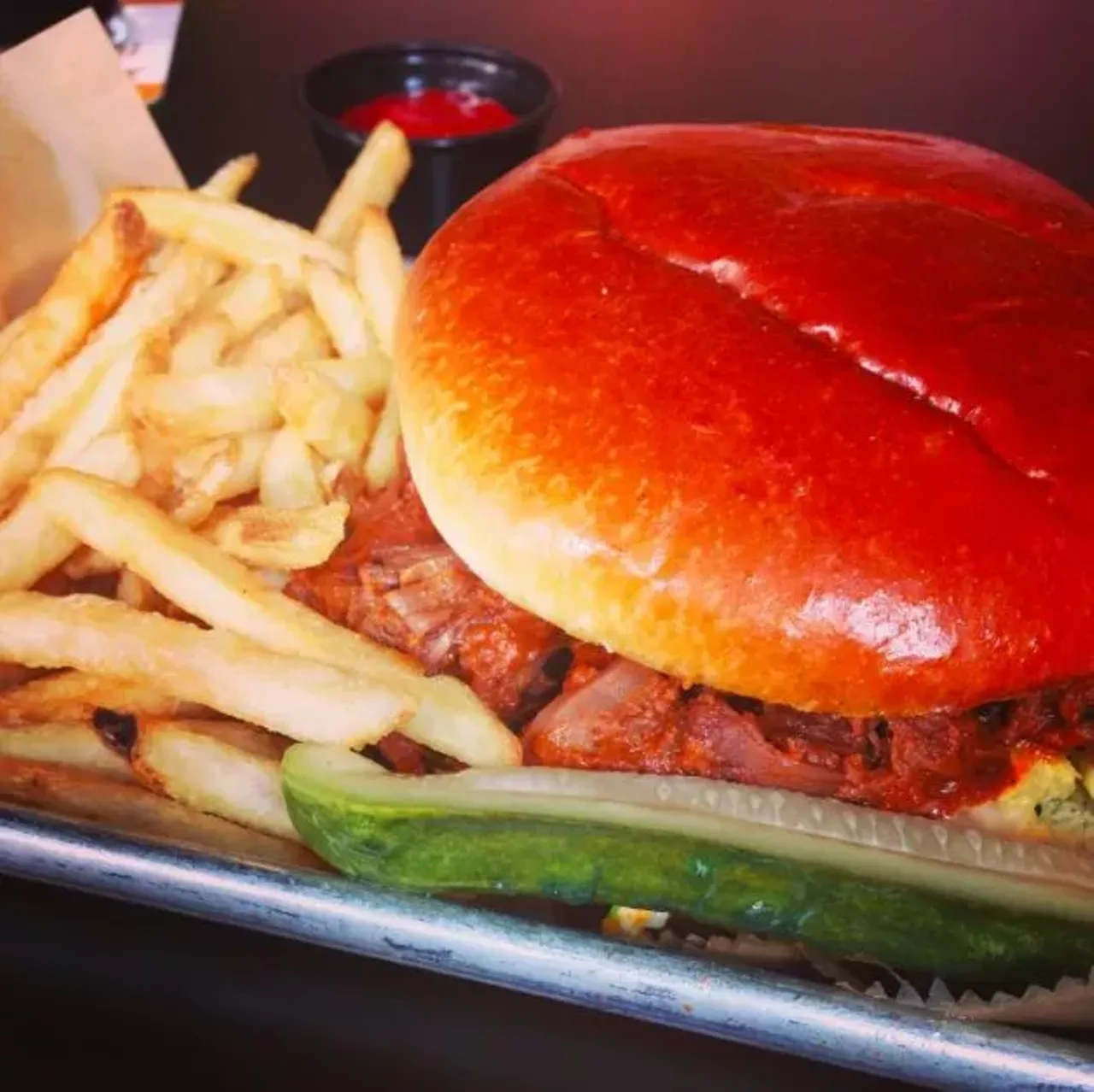Arbor Brewing Co. Multiple locations Vegan Poutine (thick-cut seasoned fries, avocado, vegan curry, gravy and sliced scallions) are worth the trip, and there are a lot of directions one can go with the vegan burgers. (Photo courtesy of IG user @alwaystakeabanana)