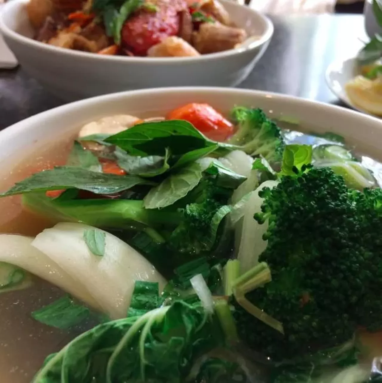 Pho Nguyen Hoang 510 Wyandotte St. W., Windsor, Ontario; 519-977-0852 Our friends in Windsor say this Vietnamese spot is one of the few spots that vegans can slurp a bowl of meat product-free pho. (Photo courtesy of IG user @kmarkcrosby7)