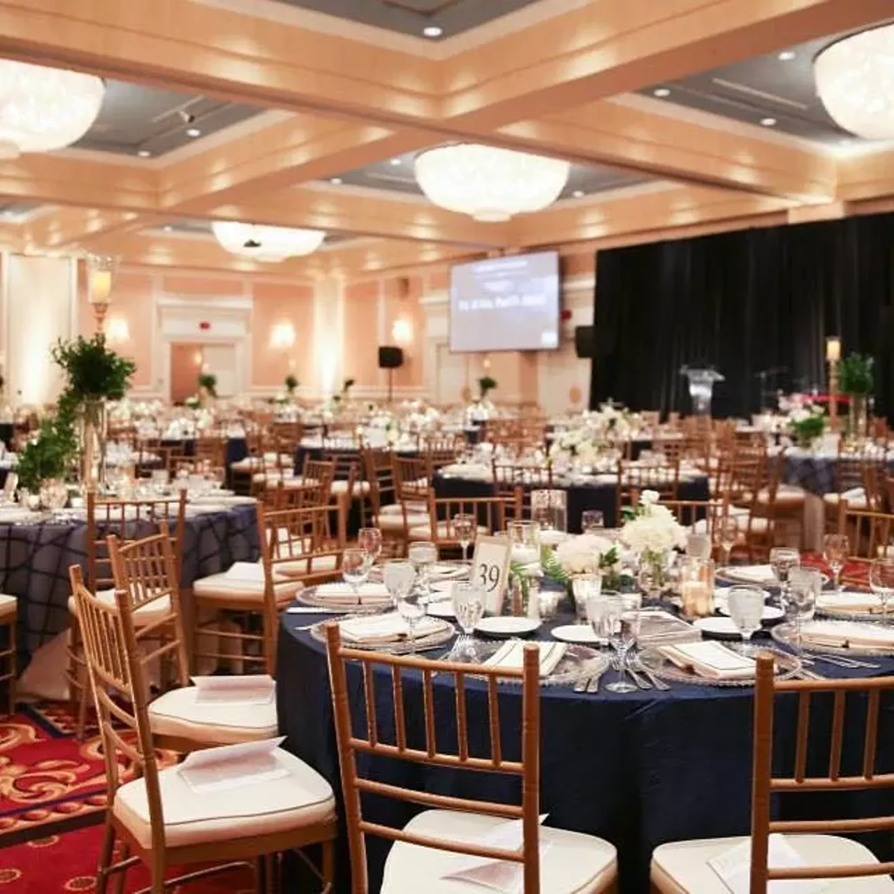 The Dearborn Inn, A Marriott Hotel: Bathe in class and history at this landmark location, only a mile from the Henry Ford Museum complex. The hotel's Grand Ballroom is perfect for any couple's dream reception. Located at 20301 Oakwood, Dearborn. Photo via Instagram user @thedearborninn