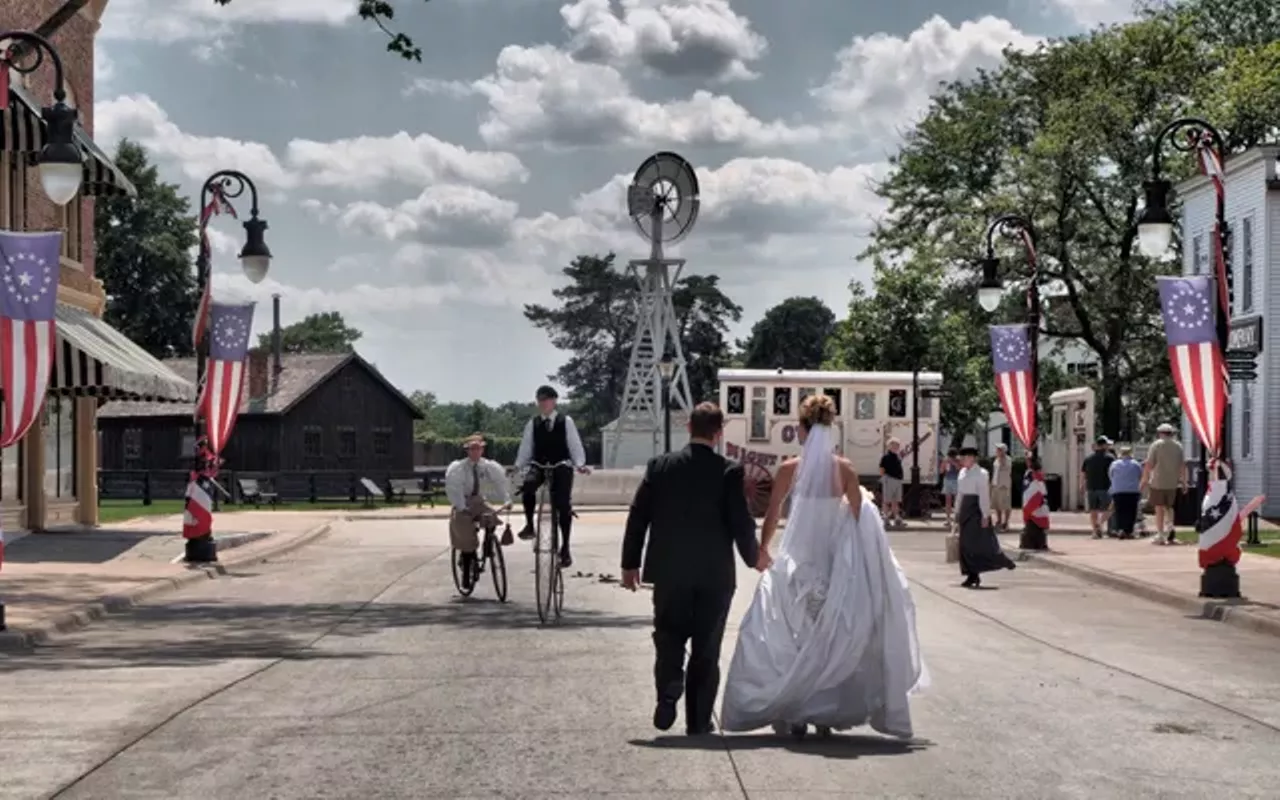 Greenfield Village: Guests will love getting a look back in time at this historic location. It's filled with awesome wedding-ready spaces, including Martha-Mary Chapel, the iconic Village Pavilion, and even a carousel. Located at 20900 Oakwood, Dearborn, MI. Photo via thehenryford.org