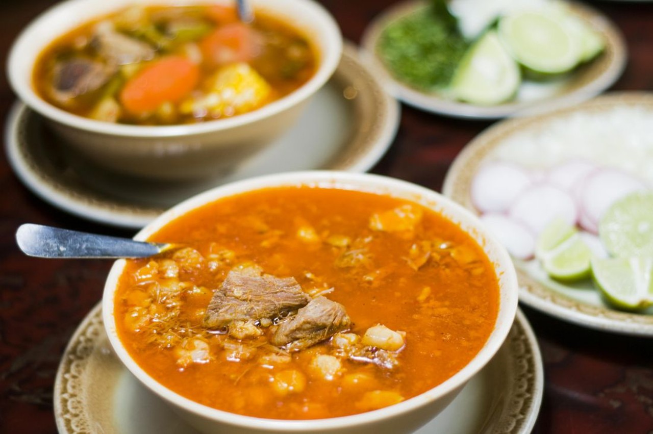 Bella's Coffee House; 2303 Campbell St, Detroit - Bella's trades in Mexican soups and stews like menudo, the quintessentially Jaliscan birria de chivo (goat stew), beef barbecue, and red pork pozole.