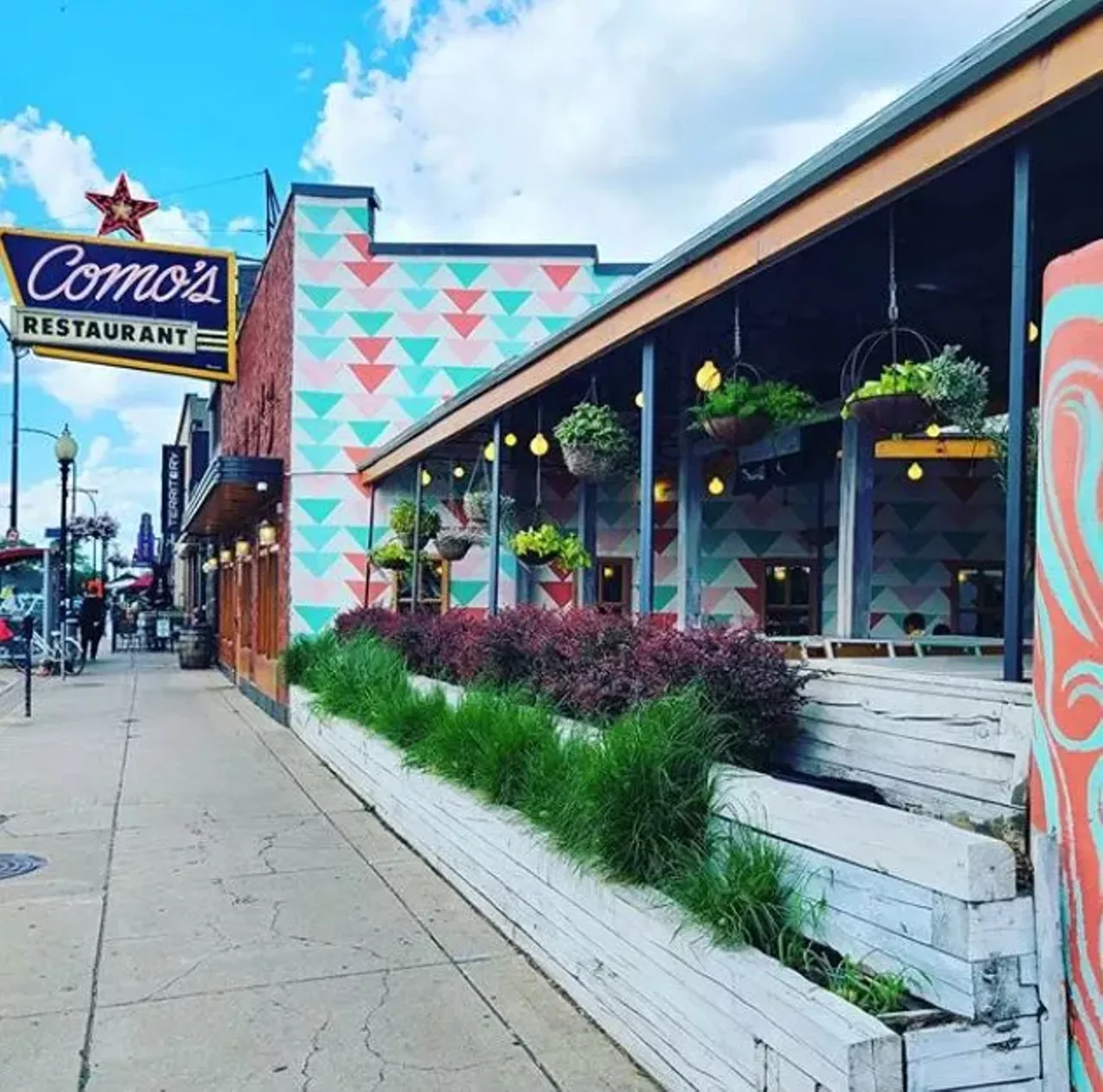 Como&#146;s 22812 Woodward Ave., Ferndale; 248-677-4439; comosrestaurant.com Though Como&#146;s in Ferndale is one of the area&#146;s best places to hang in the warmer months on account of their insane outdoor patio, it&#146;s going to be a go-to spot when things get chilly because, good news, their patio is winterized and ready to keep you warm with heated seating and hot pizza, baby. Photo via Como&#146;s Ferndale/Facebook