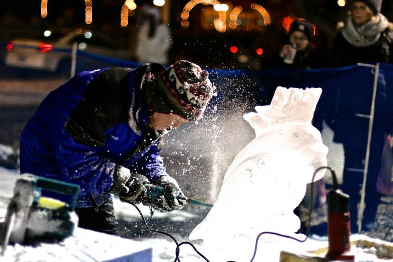 4. Celebrate the snow and ice in Frankenmuth
Tired of scraping ice and snow off your car? Why not watch others carve and sculpt those pesky ice blocks into beautiful pieces of art. This winter, Zehnder&#146;s Snowfest is celebrating 25 years, and it promises to &#147;bring winter fun for the whole family.&#148; Besides ice sculpting competitions and exhibitions, Snowfest will also have a warming tent full of activities, a petting zoo, and fireworks. The ice flies from Jan. 27 to Feb. 1, at 730 S. Main St., Frankenmuth; 800-863-7999. See zehnders.com for full activity lists and prices.