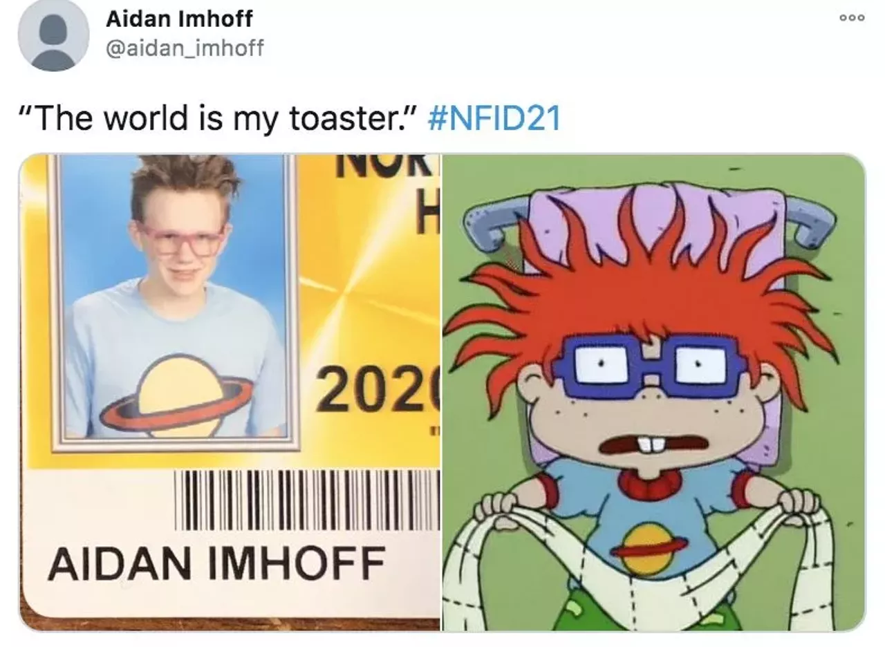 Image: 45 hilarious prank student ID photos by North Farmington High School seniors