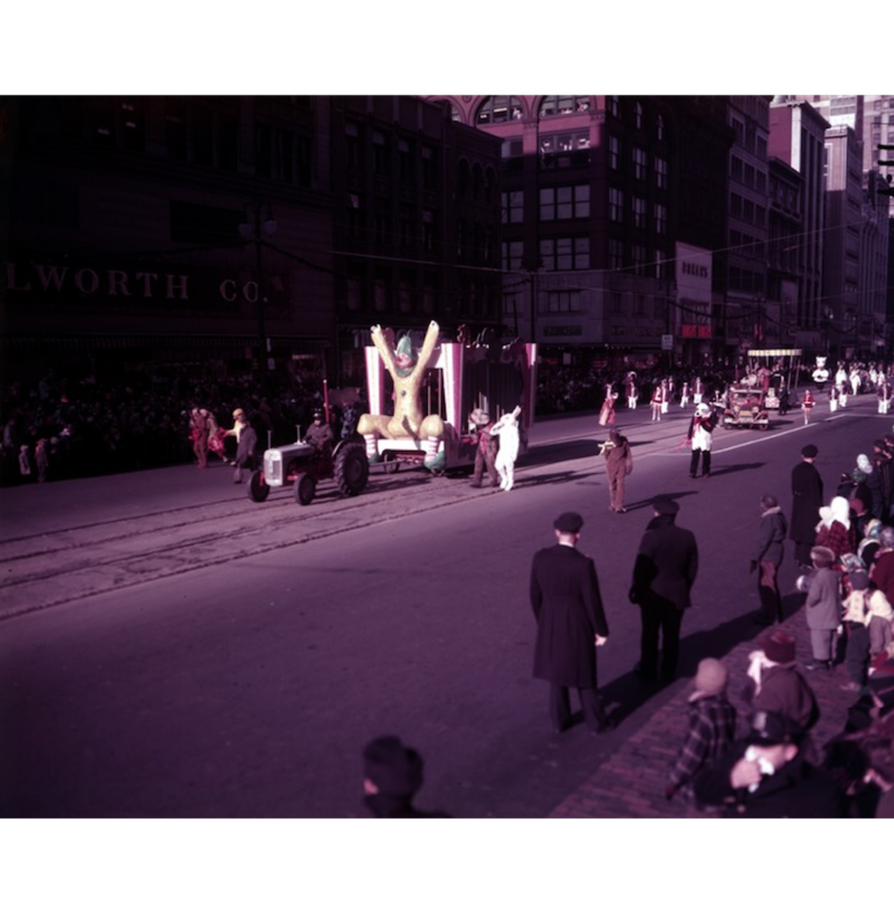 Christmas parade. (1953) All photos courtesy of Walter P. Reuther Library, Archives of Labor and Urban Affairs, Wayne State University