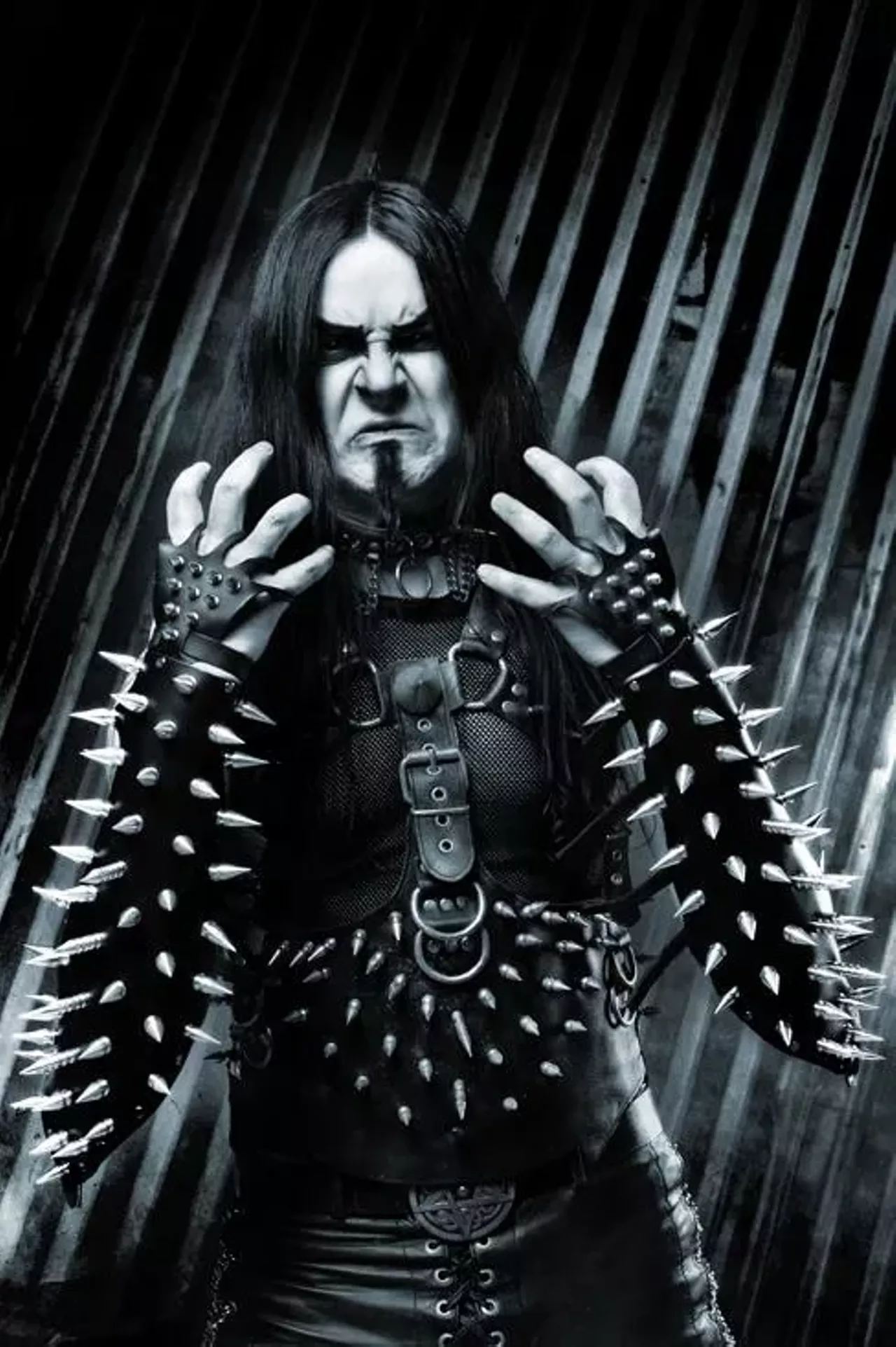 Shagrath (Dimmu Borgir)  Black metal art, Extreme metal, Dimmu borgir