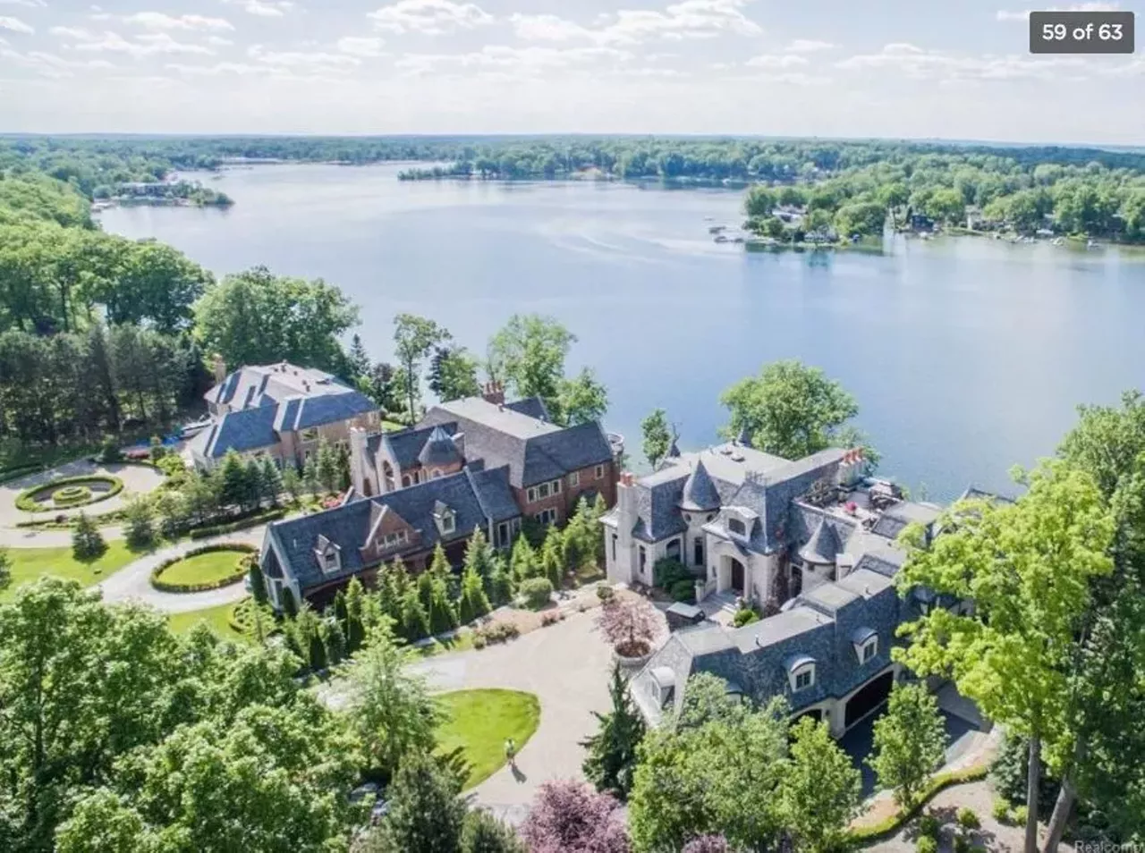 The One That Looks Like a Castle $8,500,000 5339 Trillium Ct, Orchard Lake 5 beds, 9 baths 