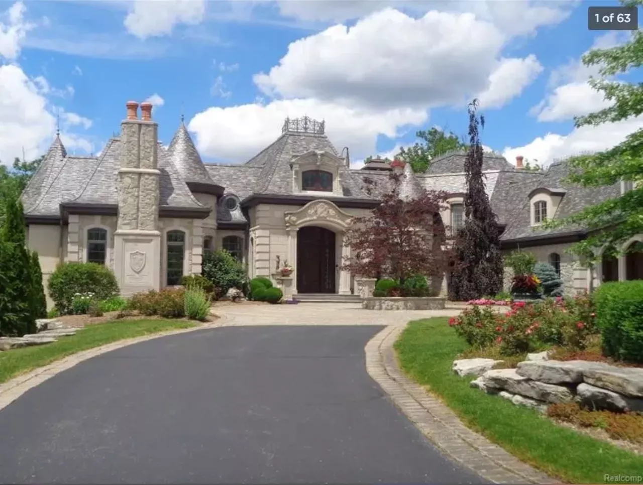 The One That Looks Like a Castle $8,500,000 5339 Trillium Ct, Orchard Lake 5 beds, 9 baths 