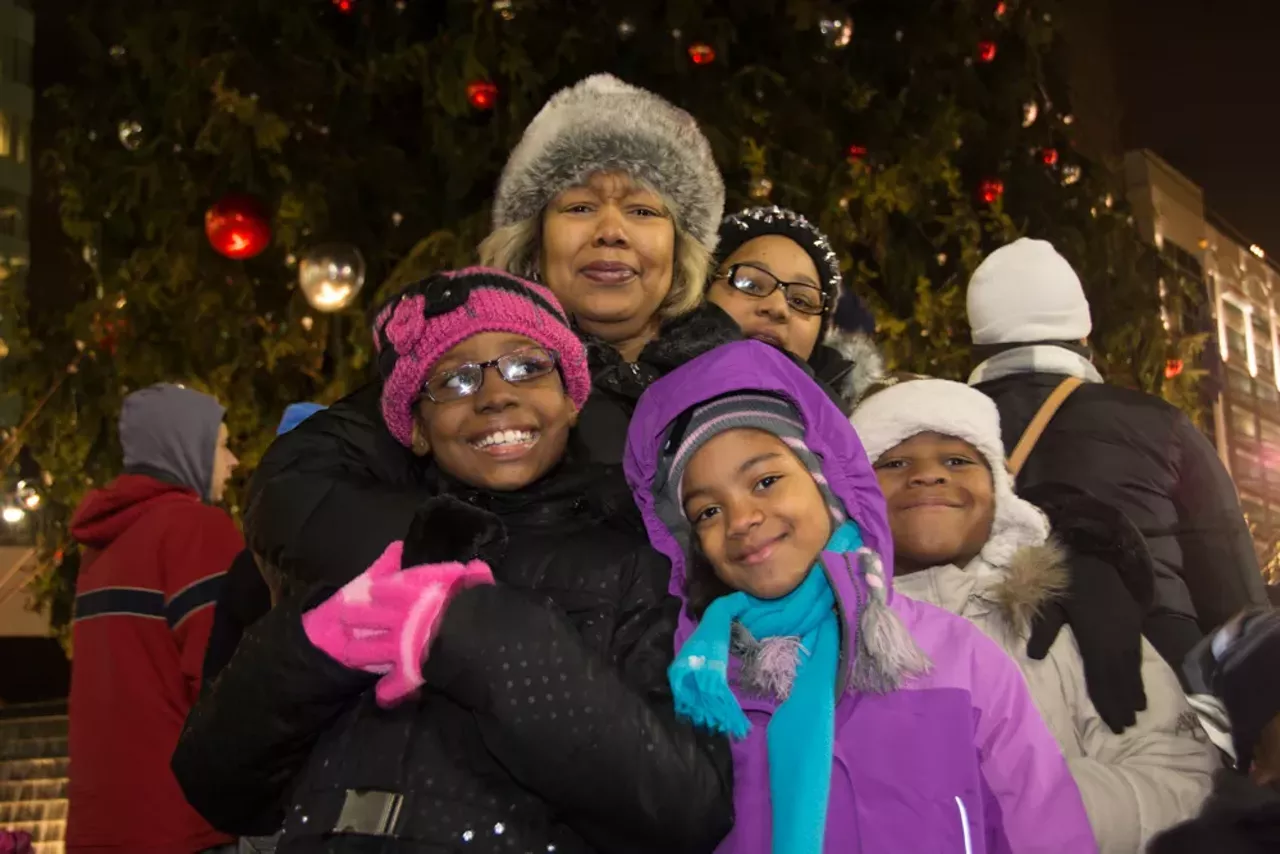 Image: 90 Pictures From Detroit's Tree Lighting Ceremony