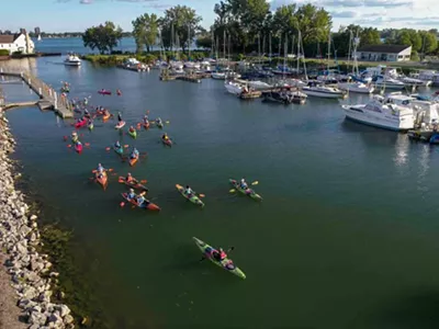 Kayak down Detroit’s canals For a more intimate view of the Detroit River, try kayaking or paddle-boarding. Here’s a fun way to do so: Neighboring businesses Detroit River Sports and Coriander Kitchen &amp; Farm offer “Paddle-to-Table” tours of the Jefferson-Chalmers canals — a charming residential neighborhood dubbed the “Venice of Detroit” by some. The tours go for about an hour and a half and end with a delicious dinner at an acclaimed riverside restaurant.Detroit River Sports and Coriander Kitchen &amp; Farm; 14601 Riverside Blvd., Detroit; detroitriversports.com. Tickets are $180 per person and includes a tour, a four-course meal, beer and wine, and tip.