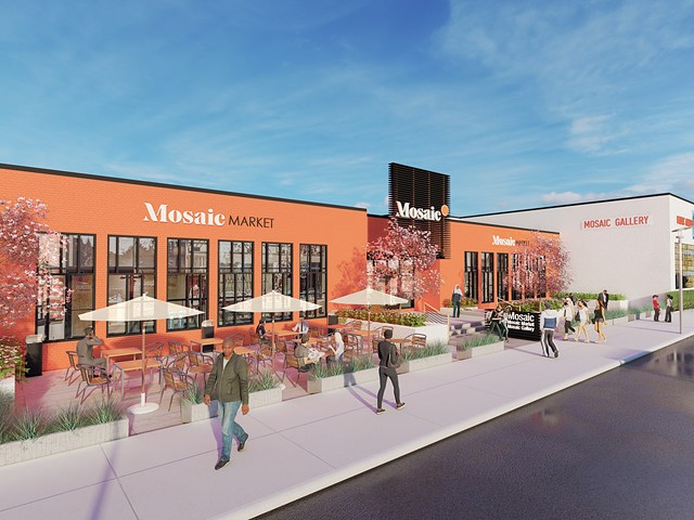 A rendering of the forthcoming Eastern Market development, The Mosaic.