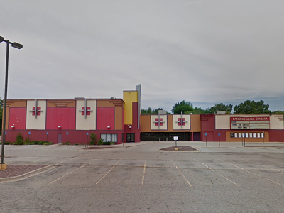 The former Lansing Mall Cinema has been abandoned since 2014.