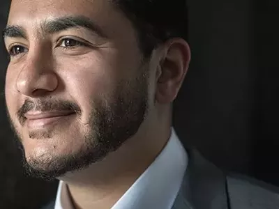 Image: Abdul El-Sayed joins race for Michigan’s U.S. Senate seat with Bernie Sanders endorsement