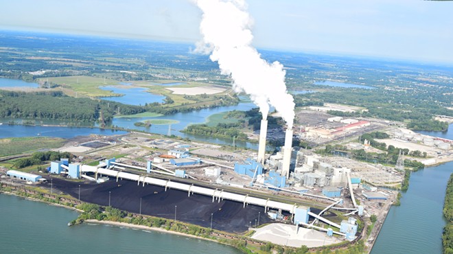 DTE Energy plans to switch its Belle River plant (above) from coal to fossil fuel in 2025 but could keep the facility in operation past the state's emissions deadline until 2040.