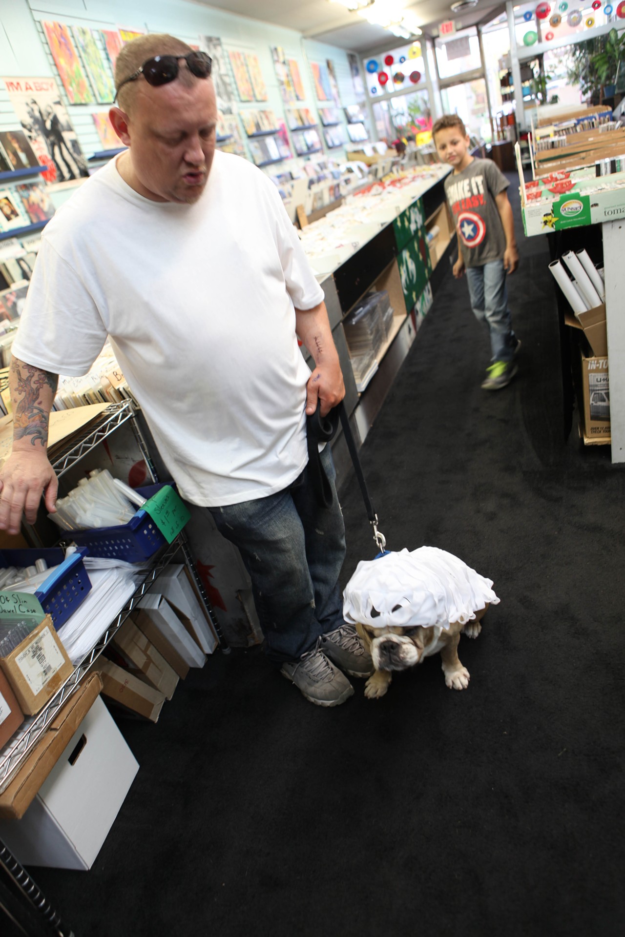 All the adorable dogs we saw at Stormy Records Halloween costume contest