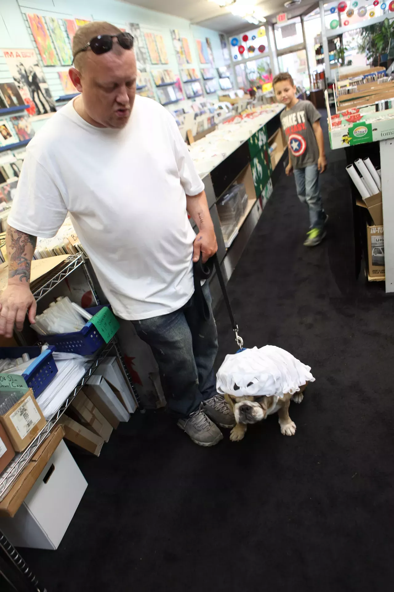 Image: All the adorable dogs we saw at Stormy Records Halloween costume contest
