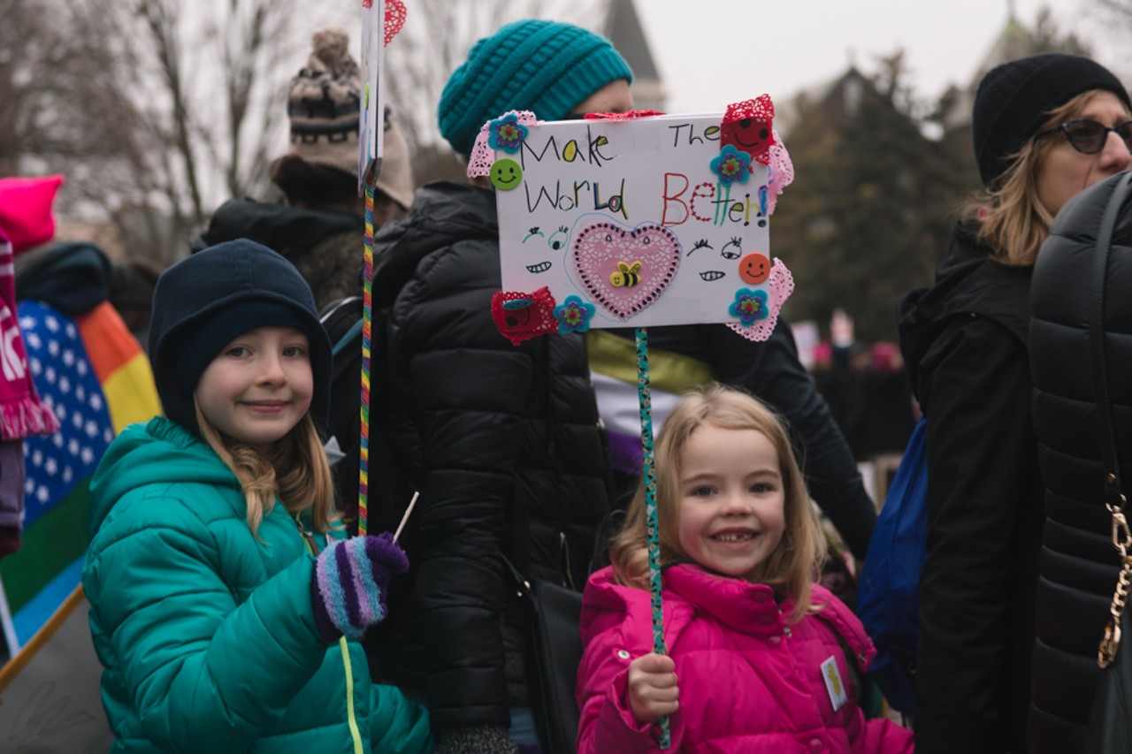 All the amazing posters we saw at the 2018 Lansing Women's March