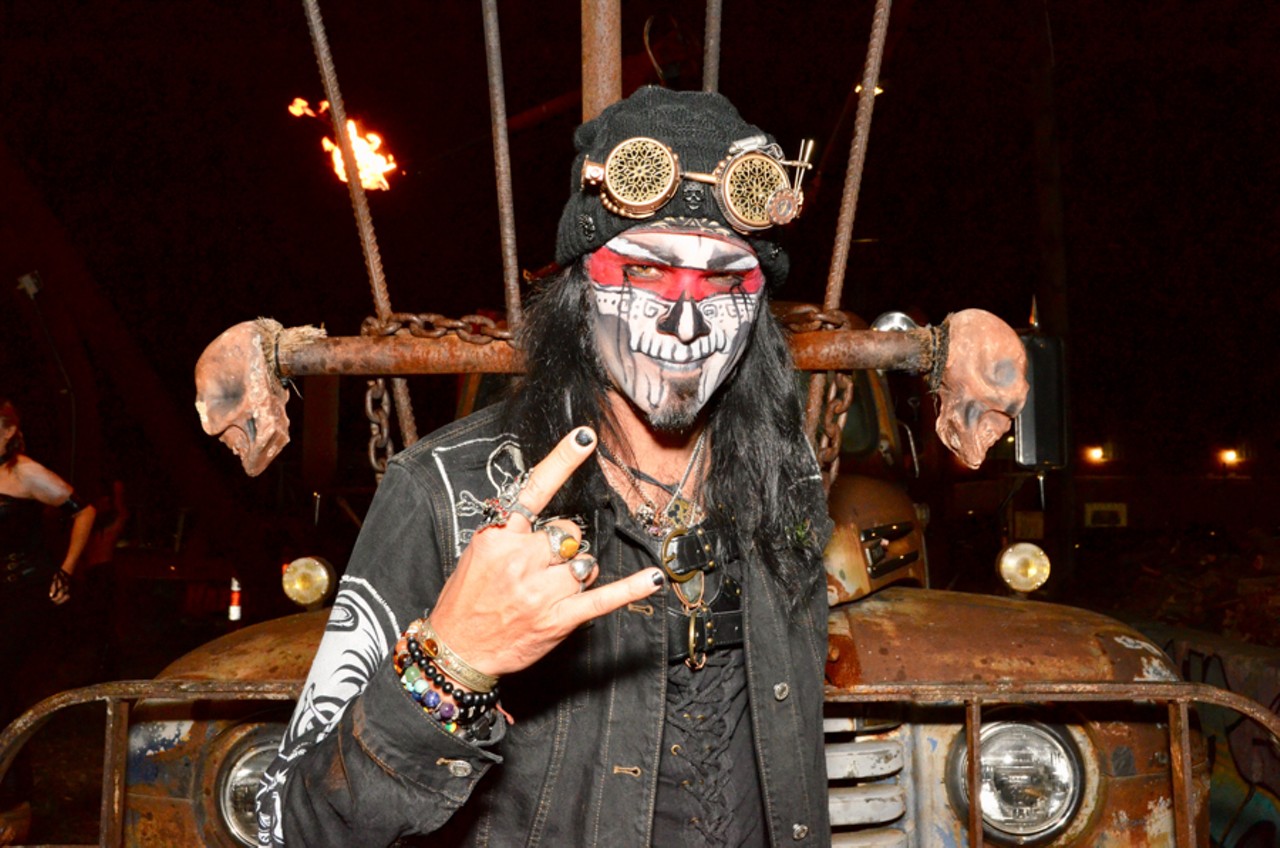 All the apocalyptic cosplayers we saw at the 'Mad Max'-themed party at Tangent Gallery