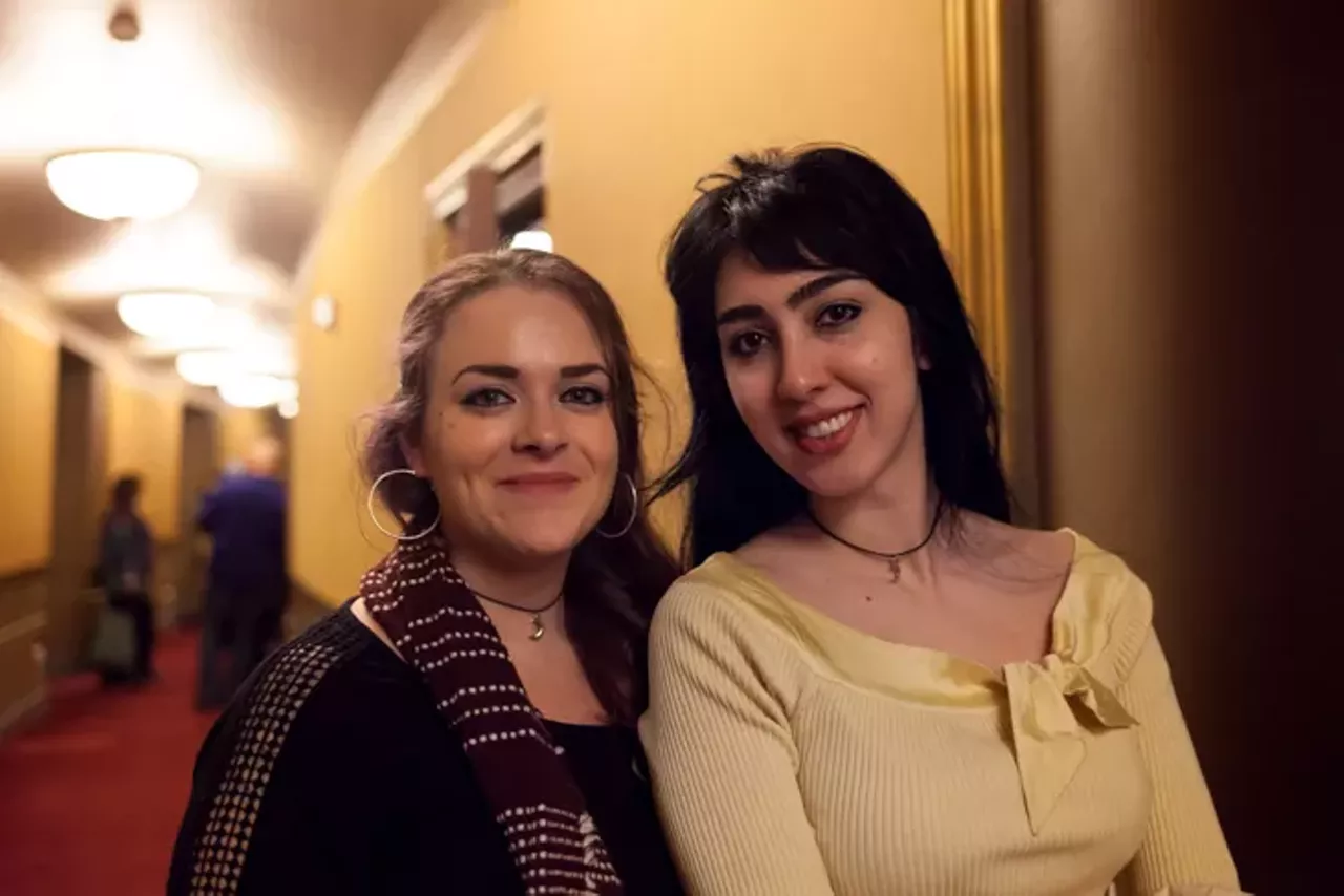 Image: All the beautiful folks we saw at night one of the Ann Arbor Folk Festival