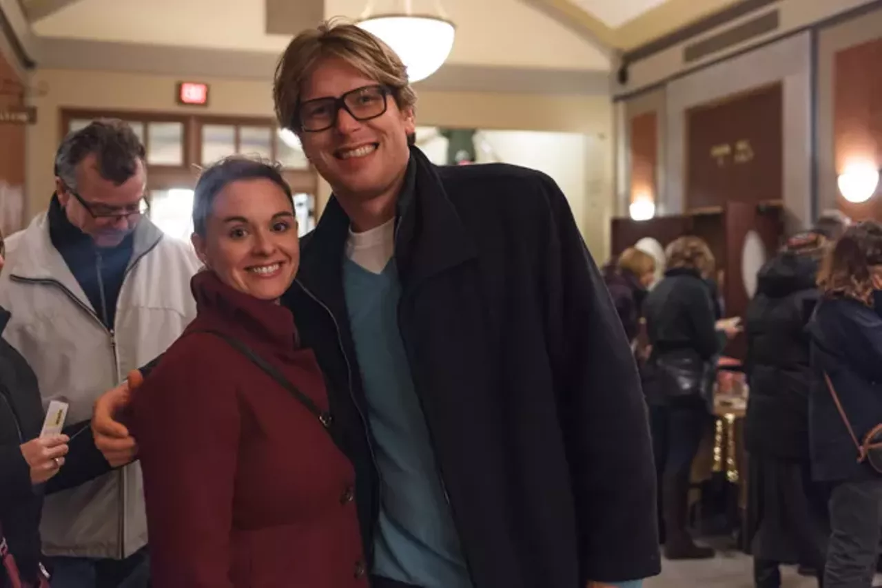 Image: All the beautiful folks we saw at night one of the Ann Arbor Folk Festival