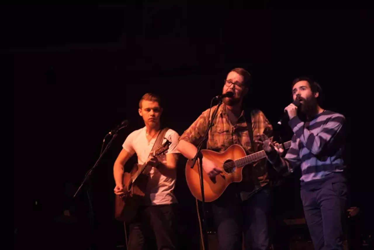 Image: All the beautiful folks we saw at night one of the Ann Arbor Folk Festival