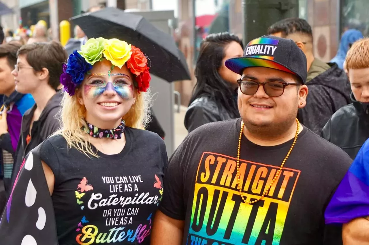 Image: All the beautiful people we saw at day 2 of Motor City Pride