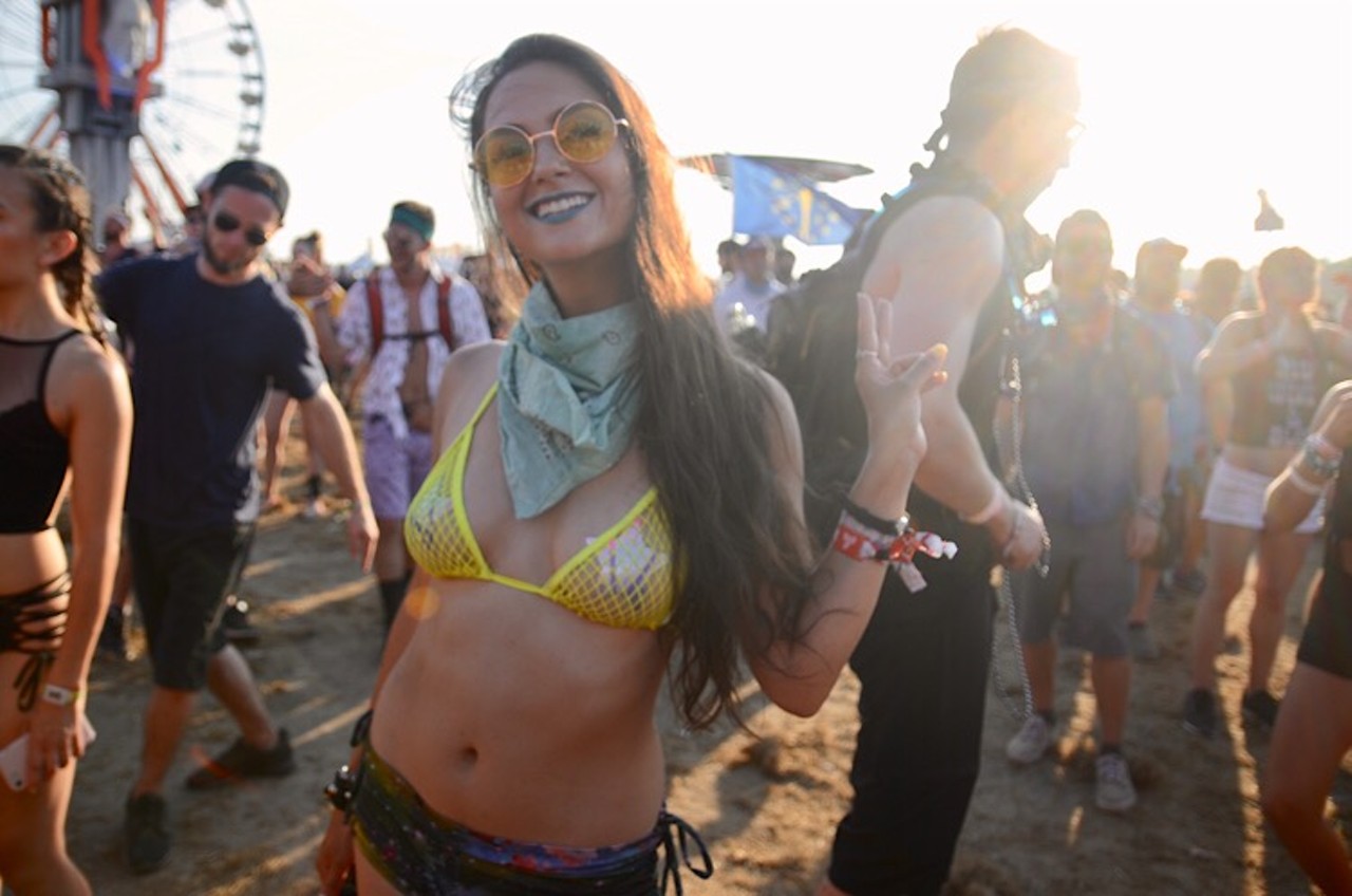 All the beautiful people we saw at day 7 of Electric Forest