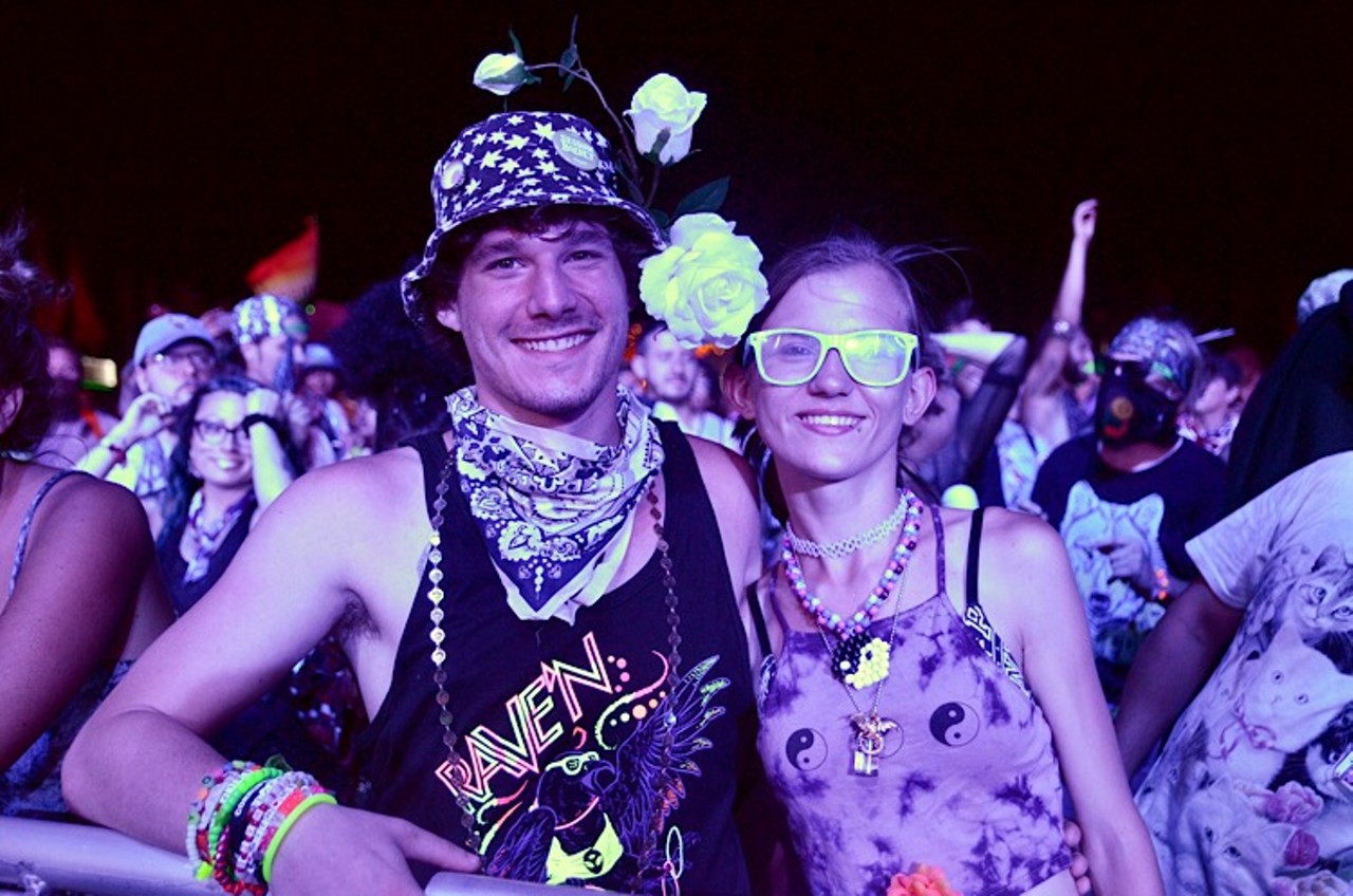 All the beautiful people we saw at day 7 of Electric Forest