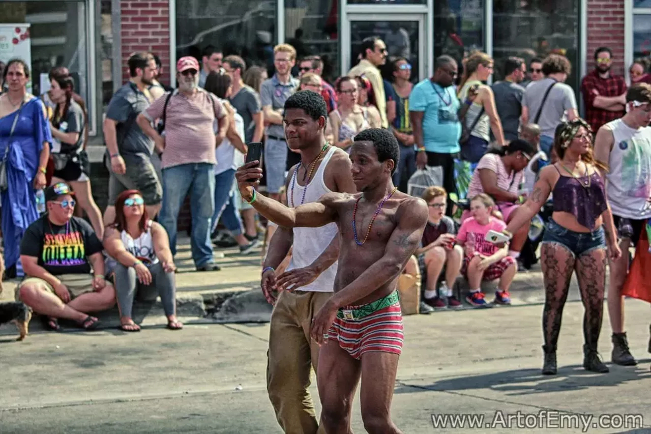 Image: All the beautiful people we saw at Ferndale Pride