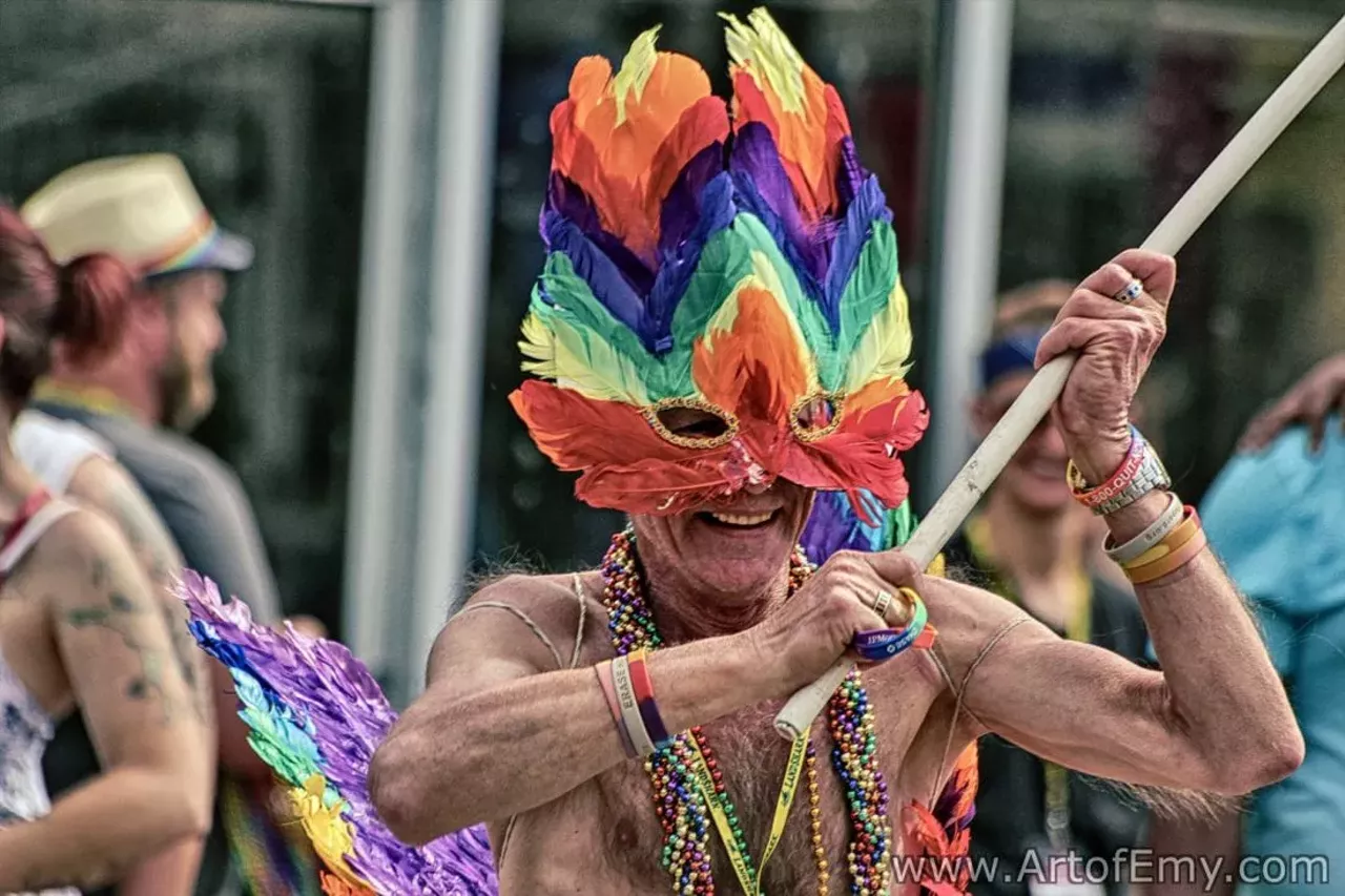 Image: All the beautiful people we saw at Ferndale Pride