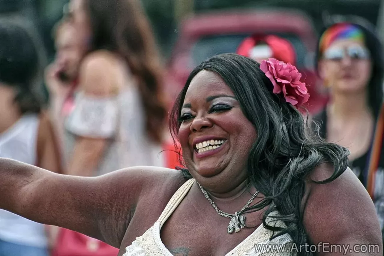 Image: All the beautiful people we saw at Ferndale Pride