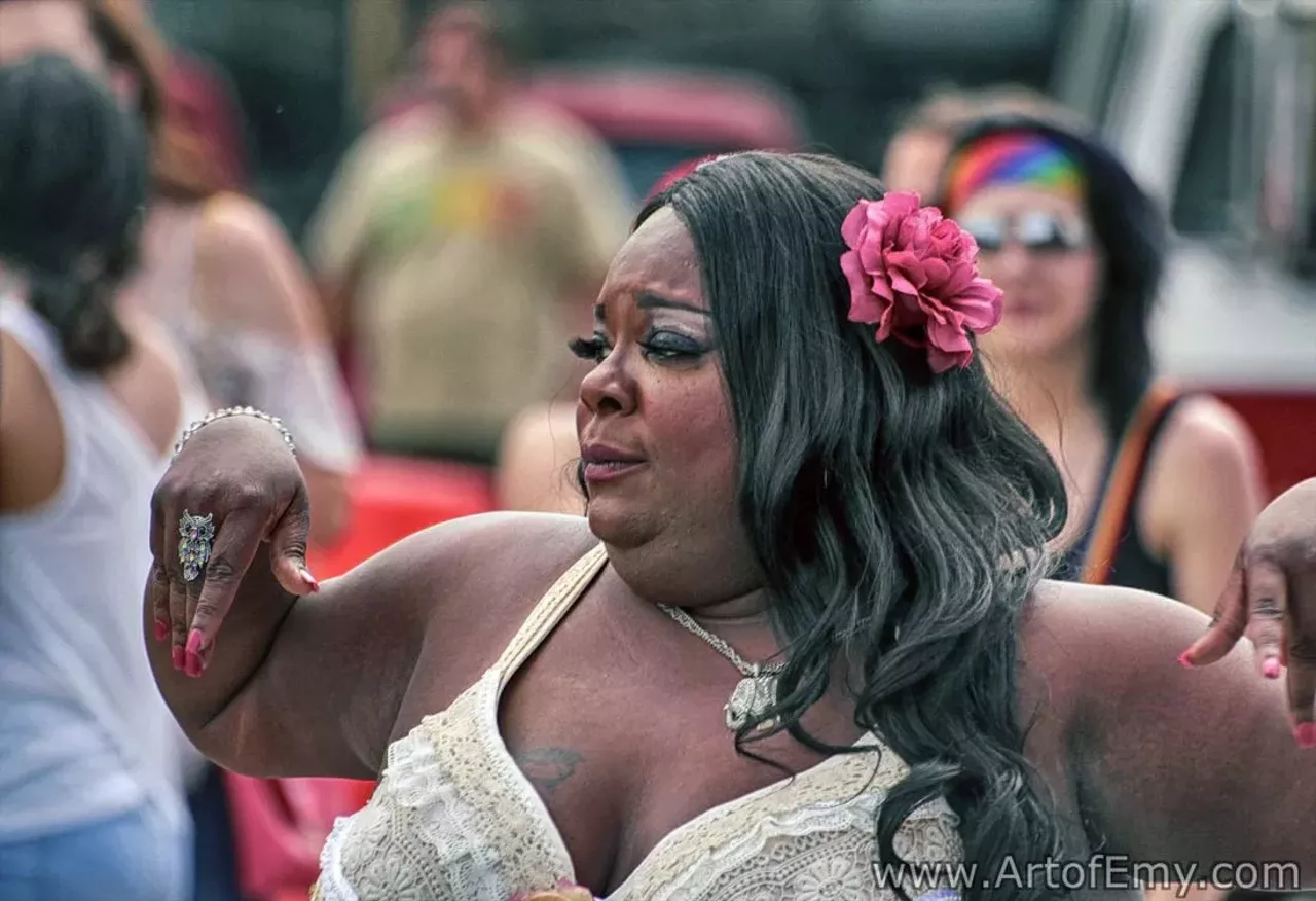 Image: All the beautiful people we saw at Ferndale Pride