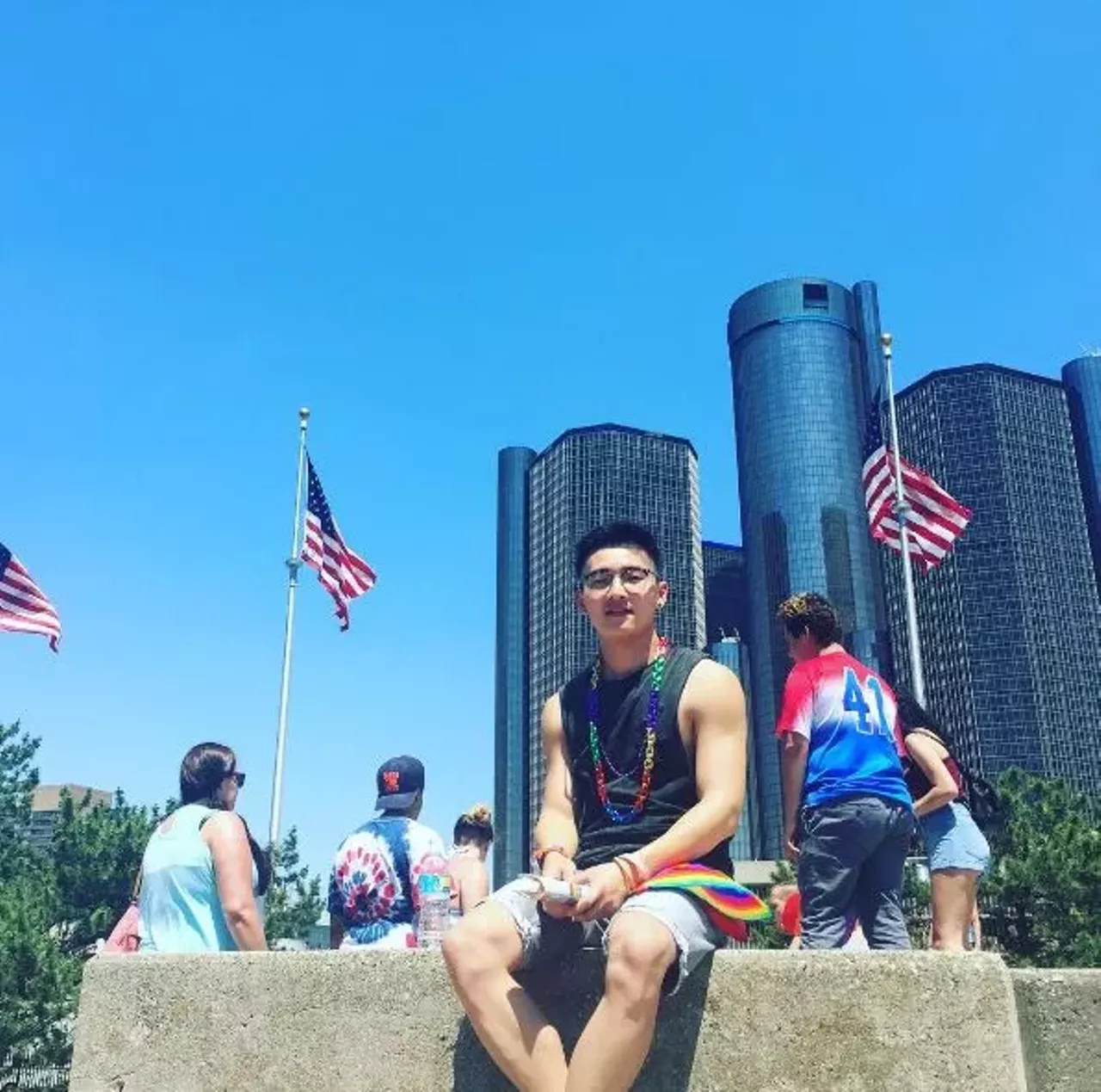 Image: All the beautiful people we saw at Motor City Pride