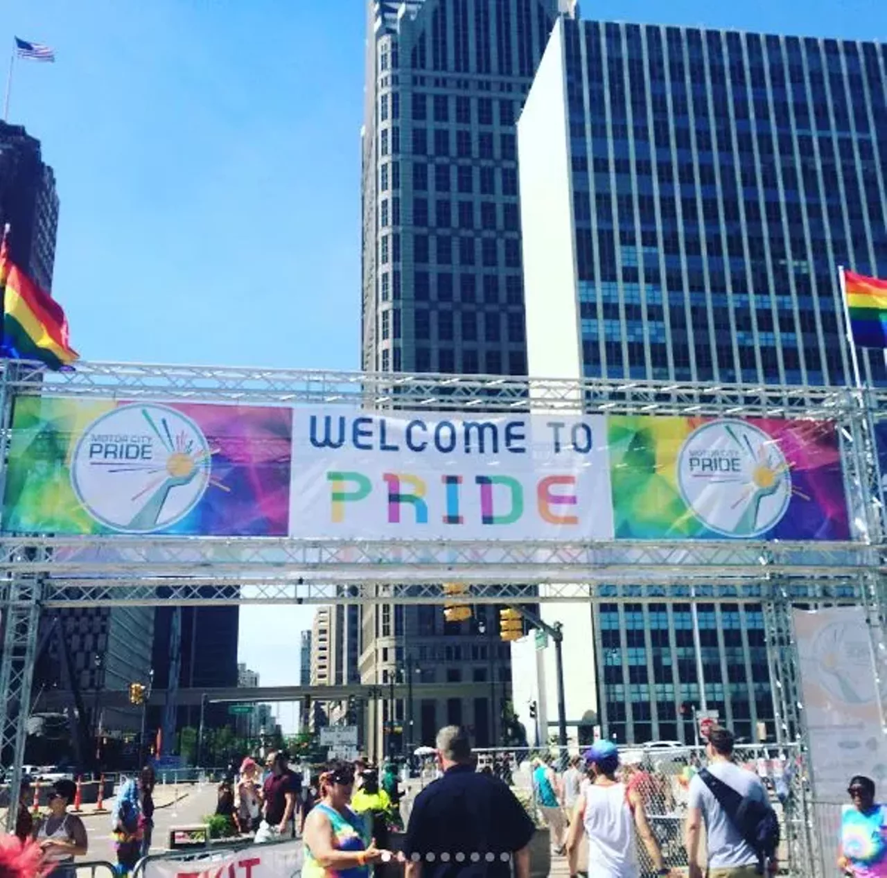 Image: All the beautiful people we saw at Motor City Pride