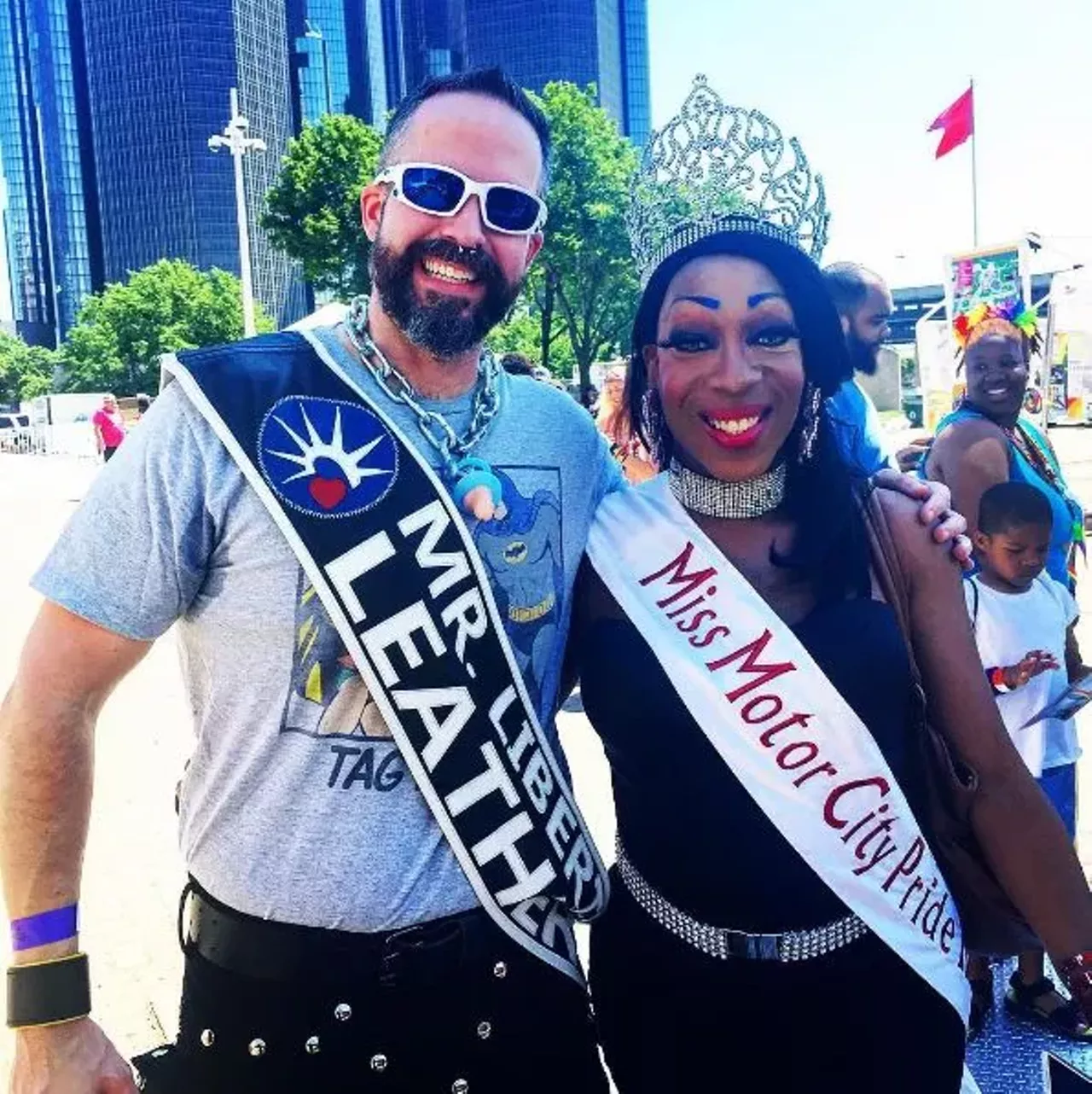 Image: All the beautiful people we saw at Motor City Pride