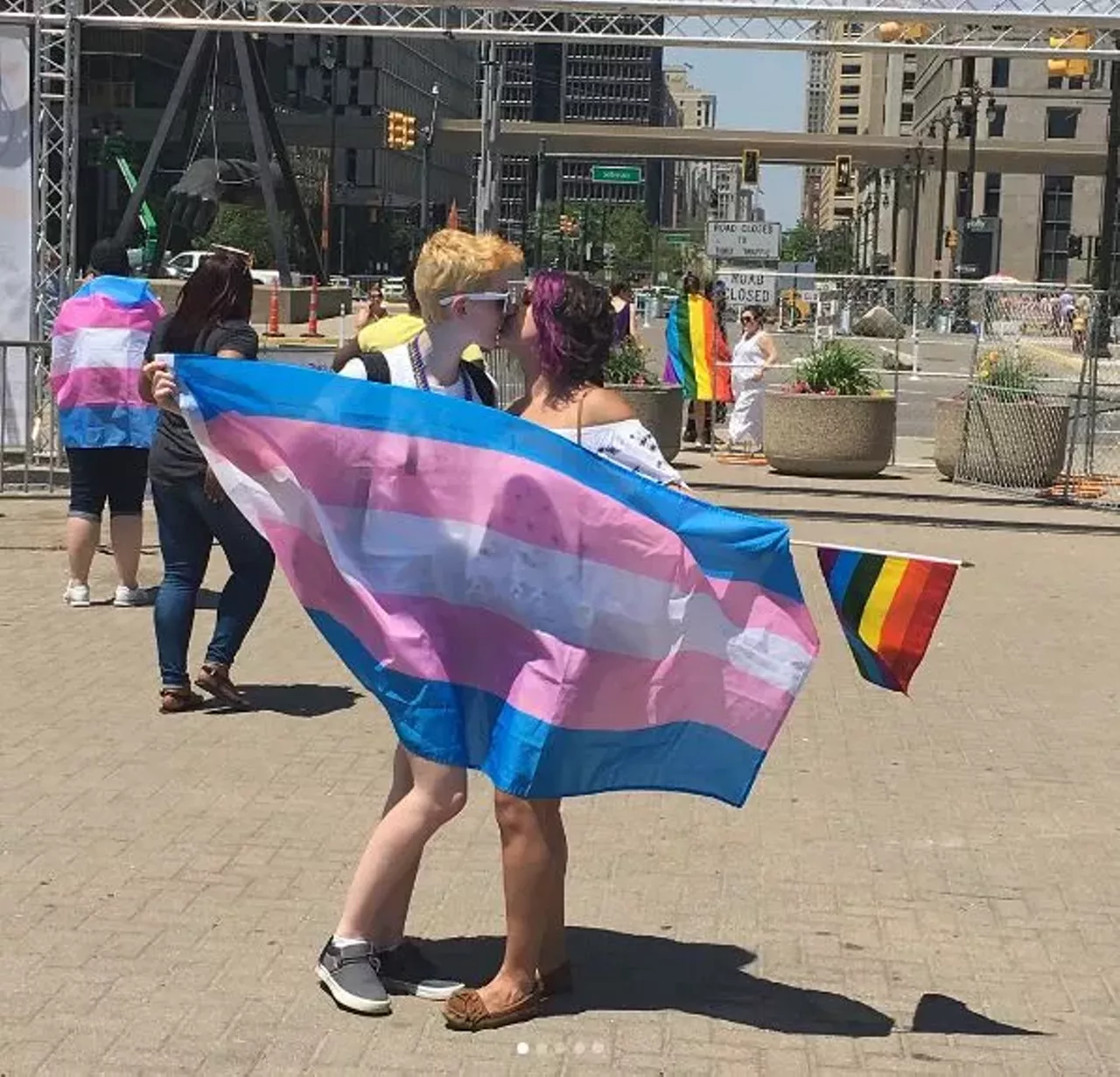 Image: All the beautiful people we saw at Motor City Pride
