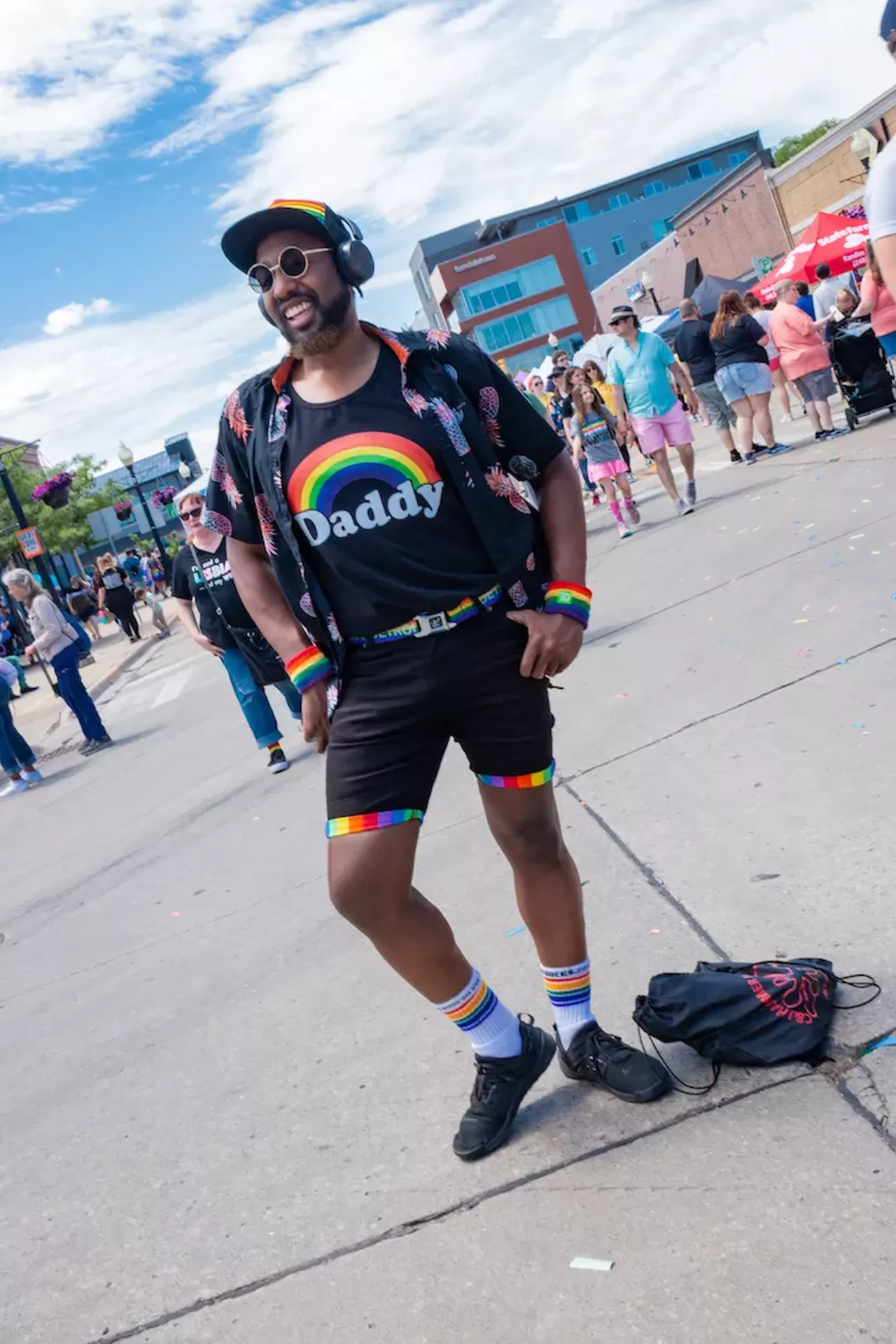 Image: All the beautiful people we saw celebrating at Ferndale Pride